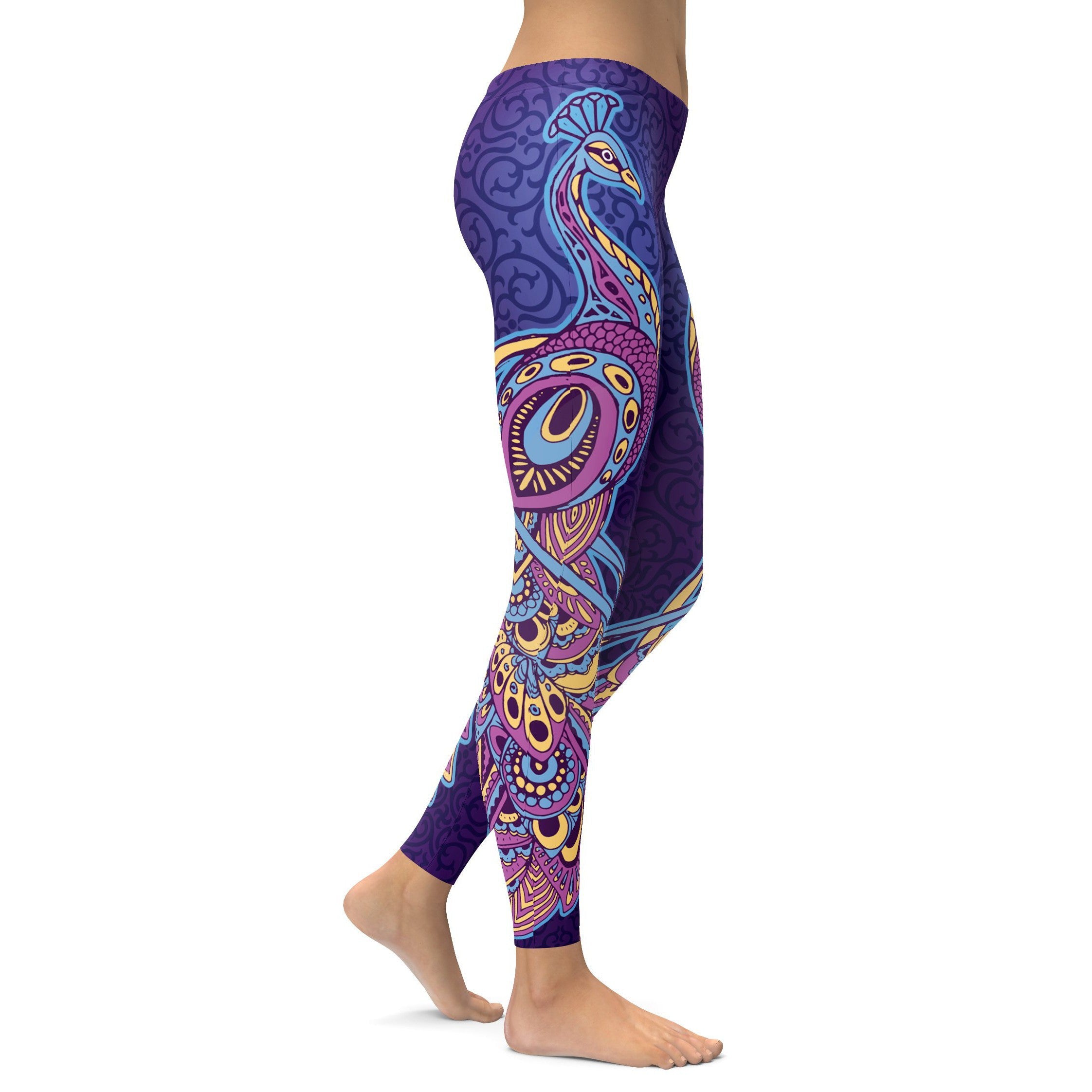 Ornamental Peacock Leggings