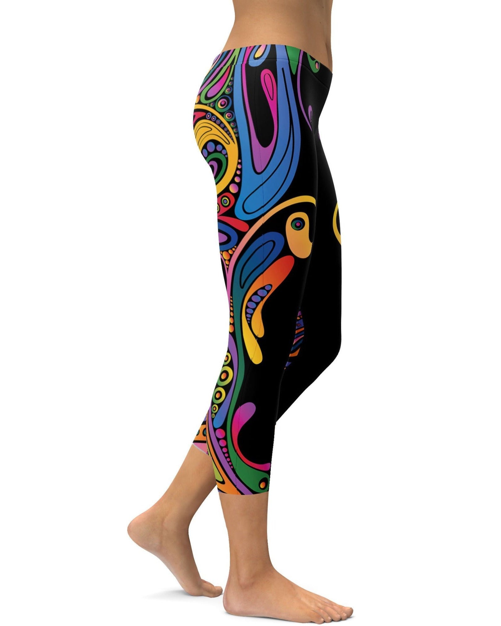 GearBunch  | Colorful Swirl Capris