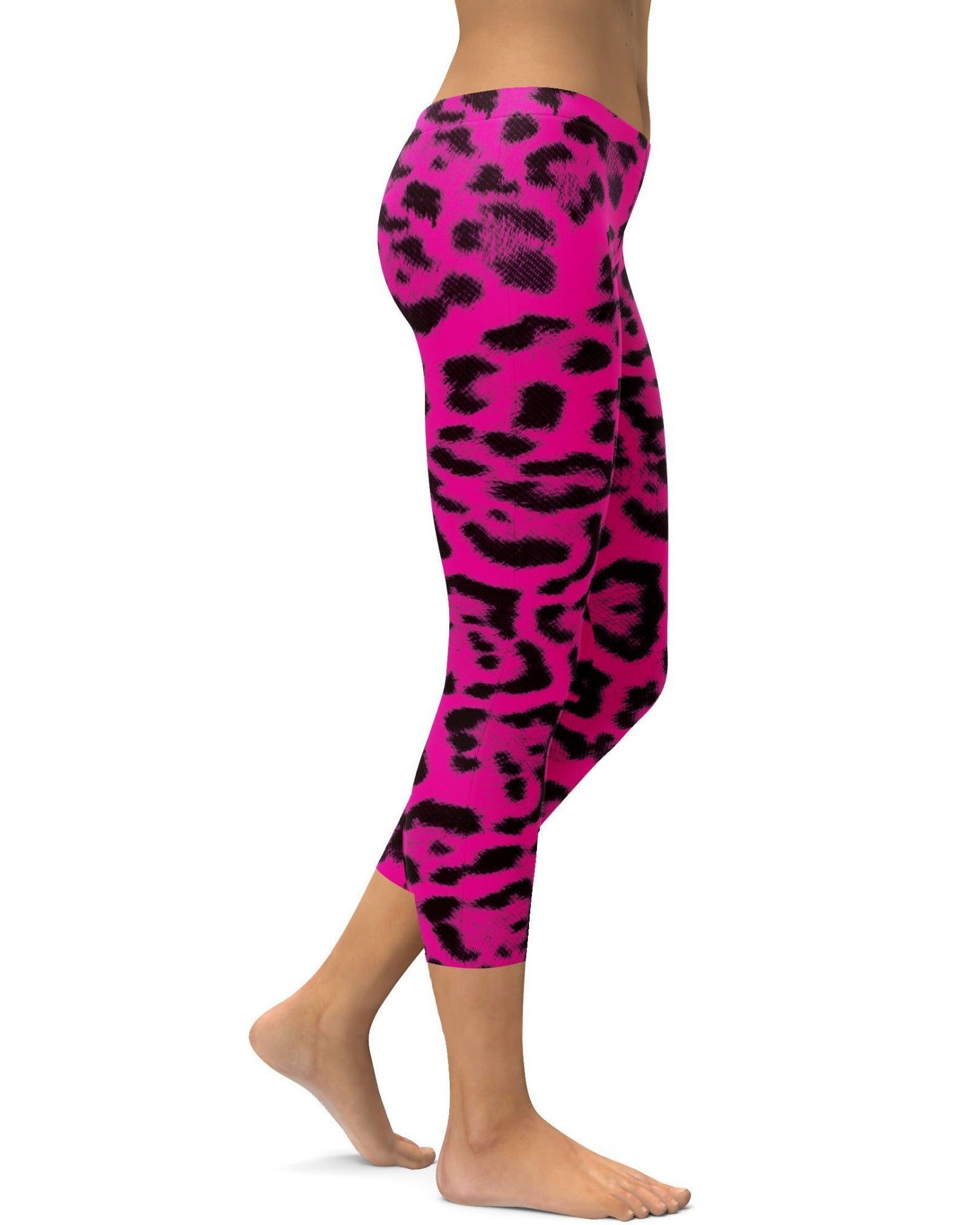 Gearbunch | Pink Leopard Skin Capris