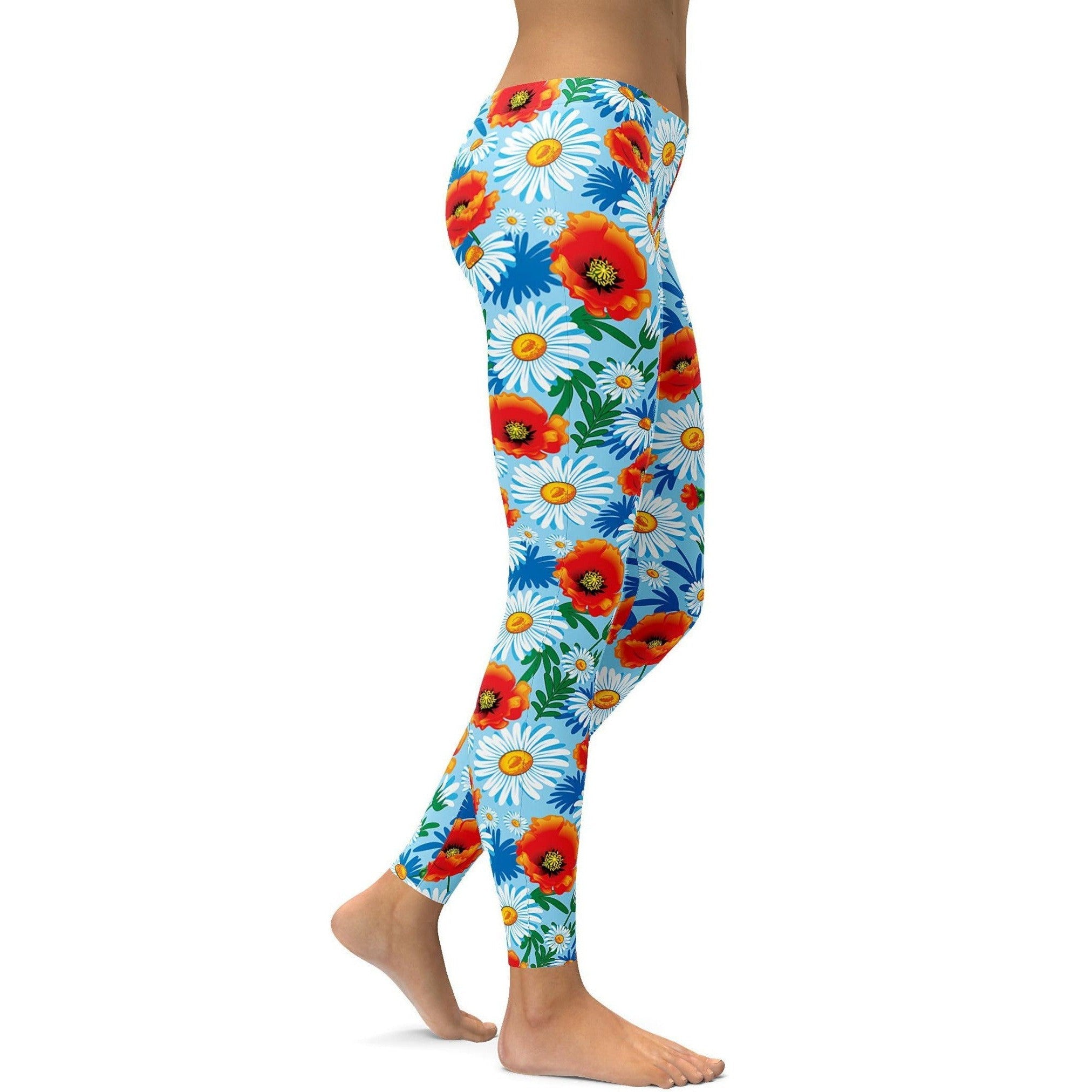 Gearbunch | Poppy & Daisy Floral Leggings