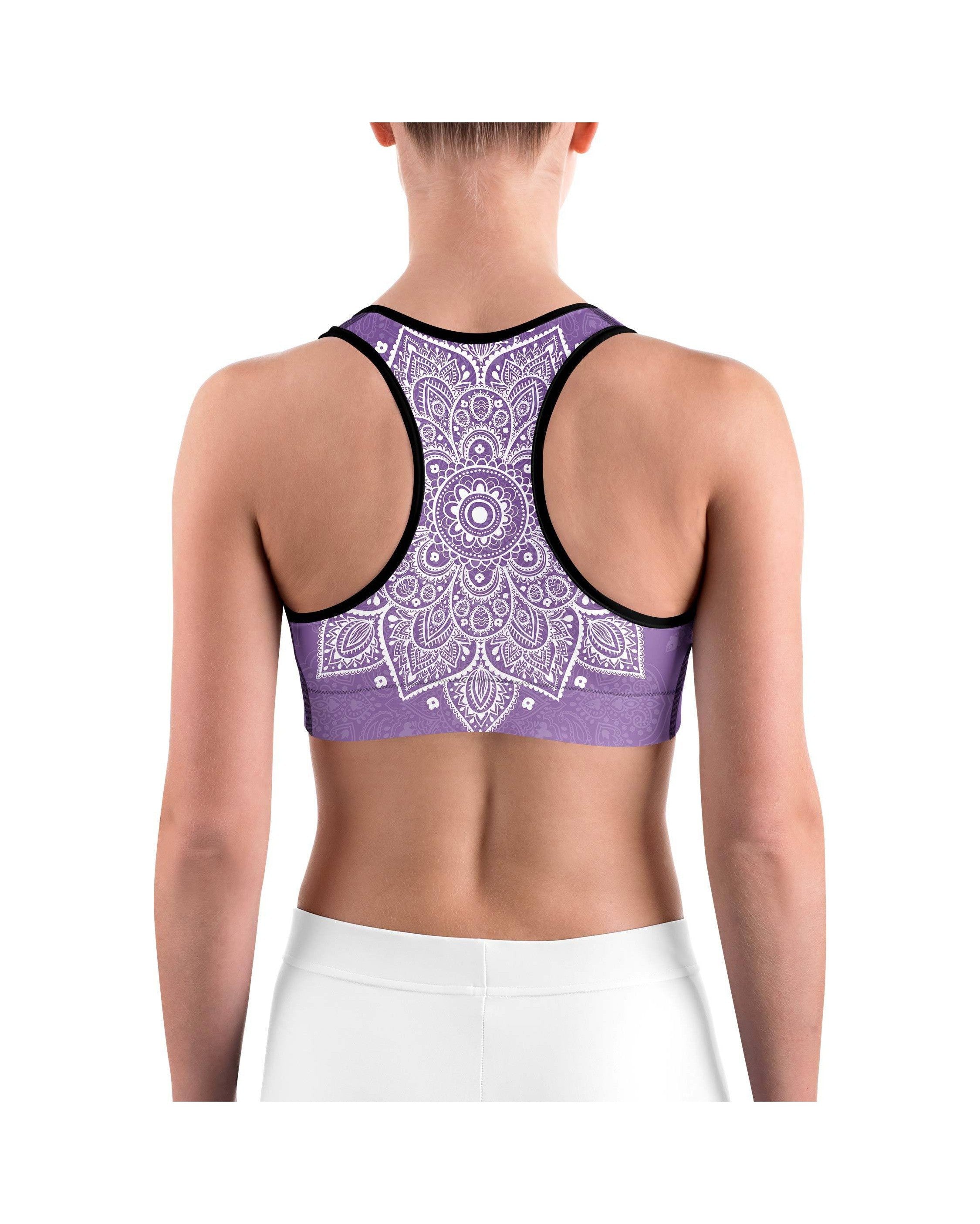 Lavender Mandala Sports bra