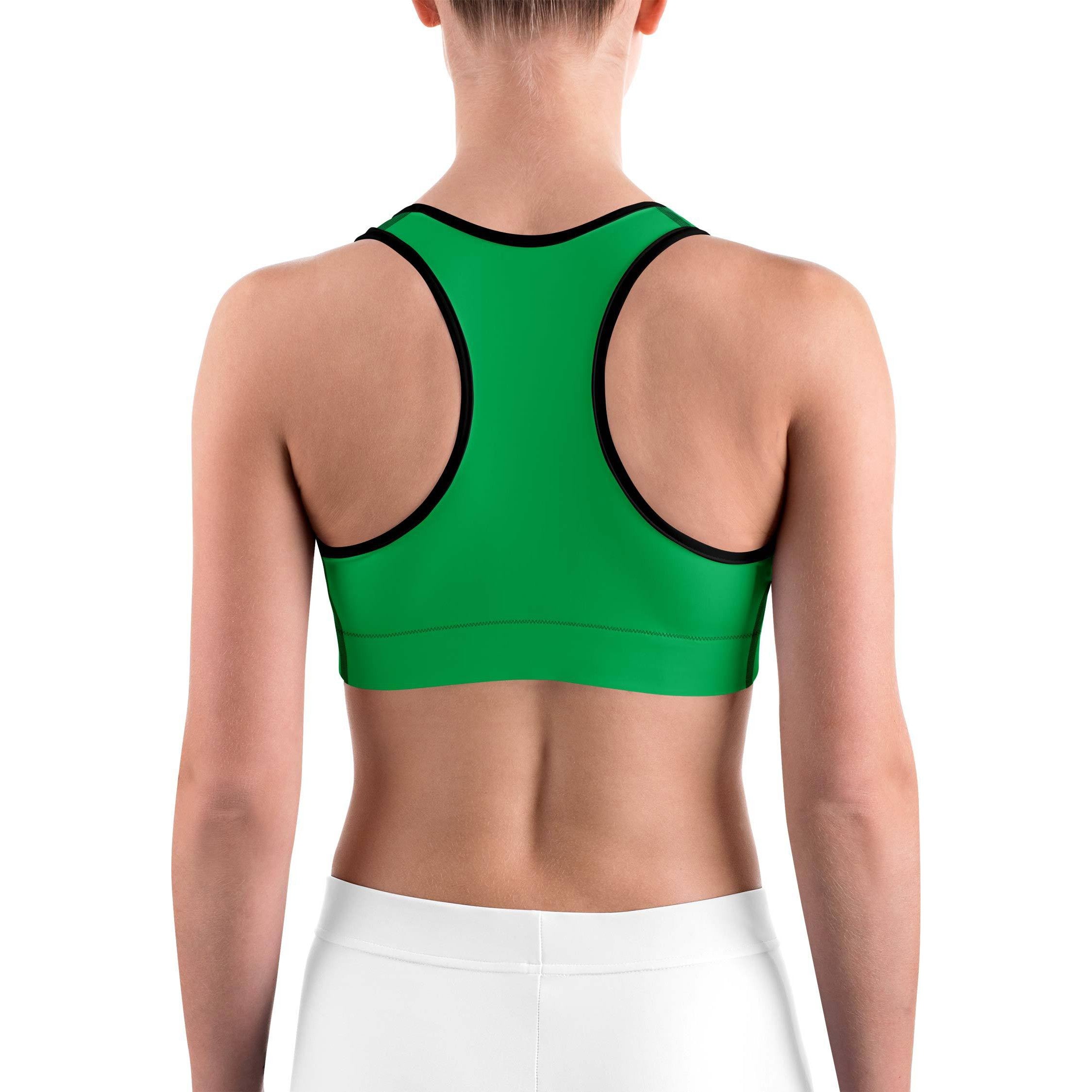 Brazilian Flag Sports bra - GearBunch Leggings / Yoga Pants