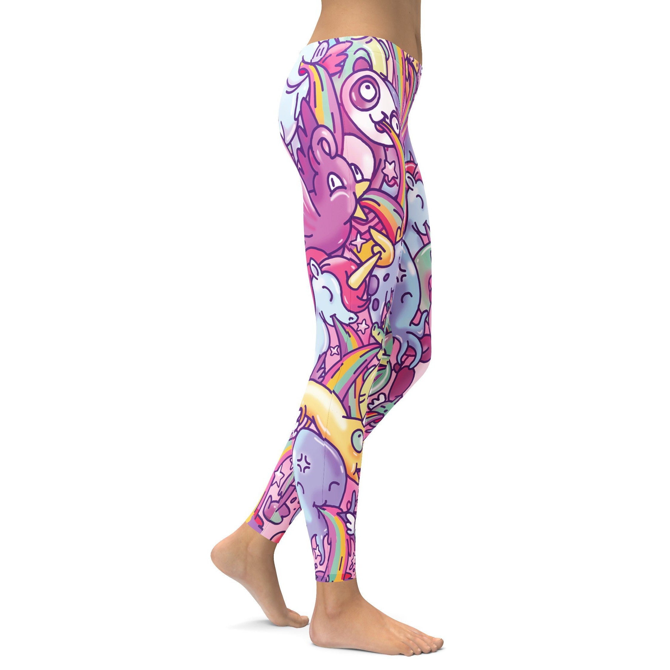 Puking Animal Leggings | GearBunch