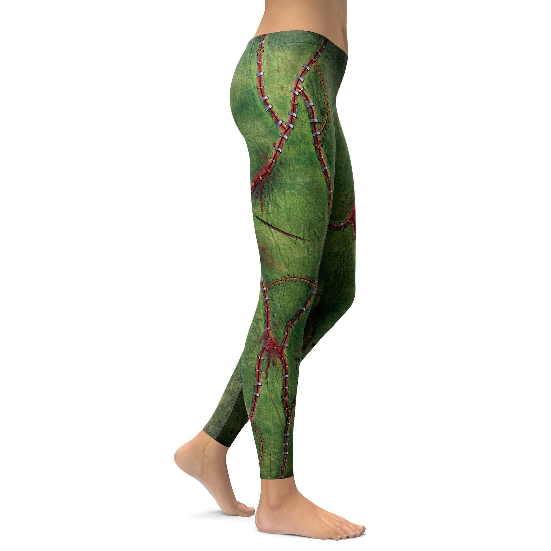 Frankenstein Inspired Leggings - GearBunch Leggings / Yoga Pants