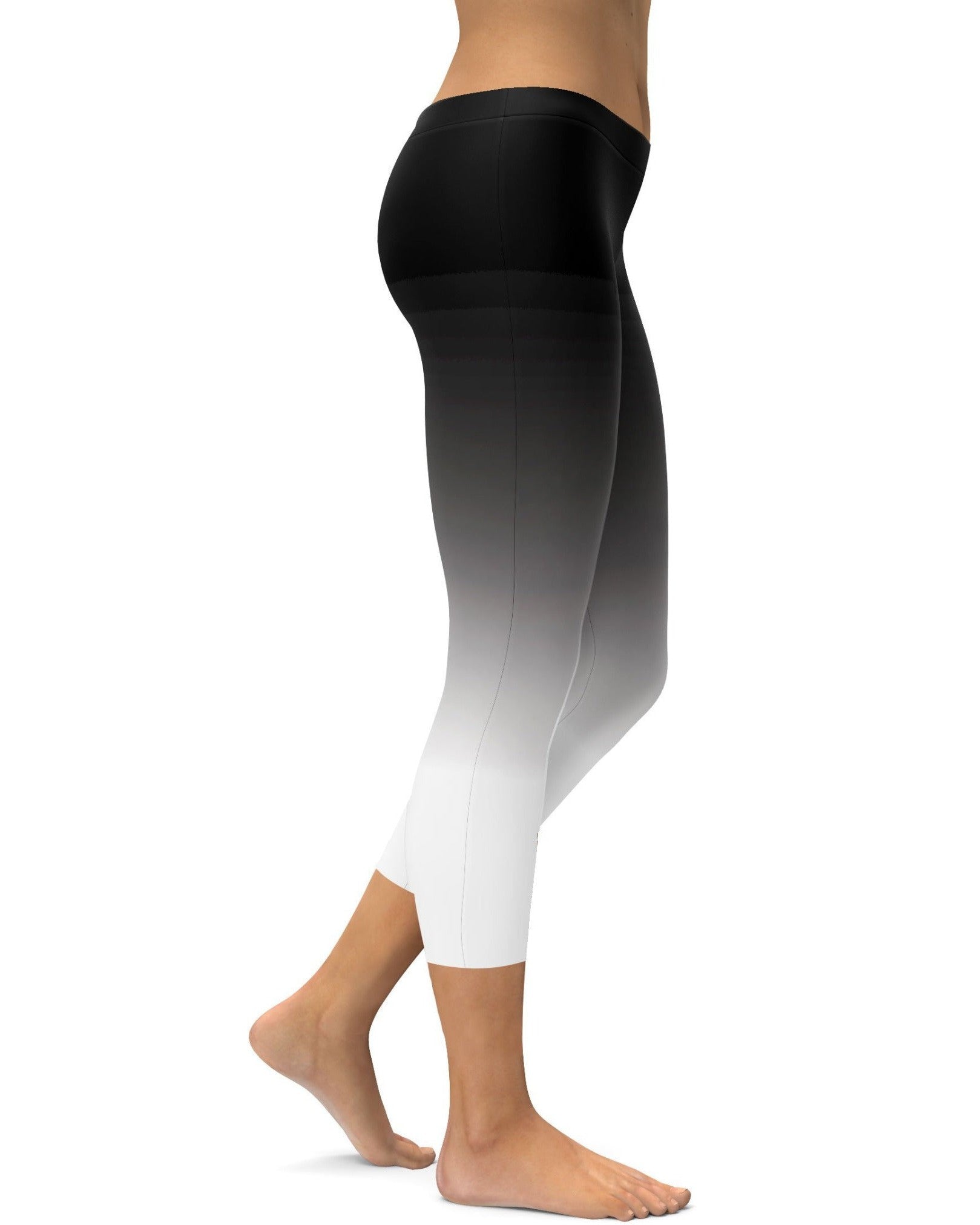 Onzie Women's Size XS Black & White Skull Print High Basic Capri Leggings |  eBay