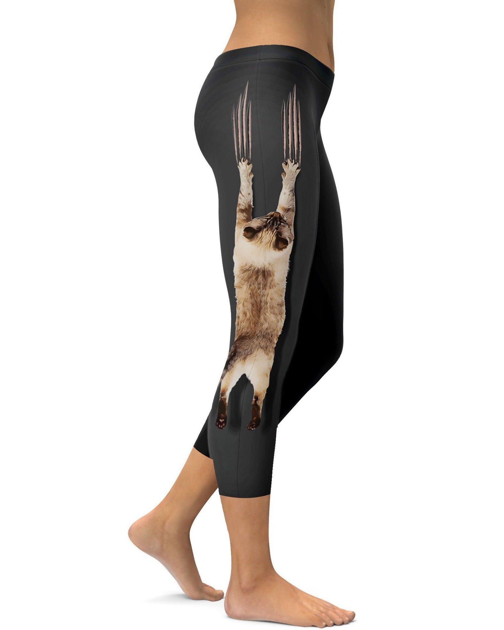 Geabunch | Scratching Cat Capris