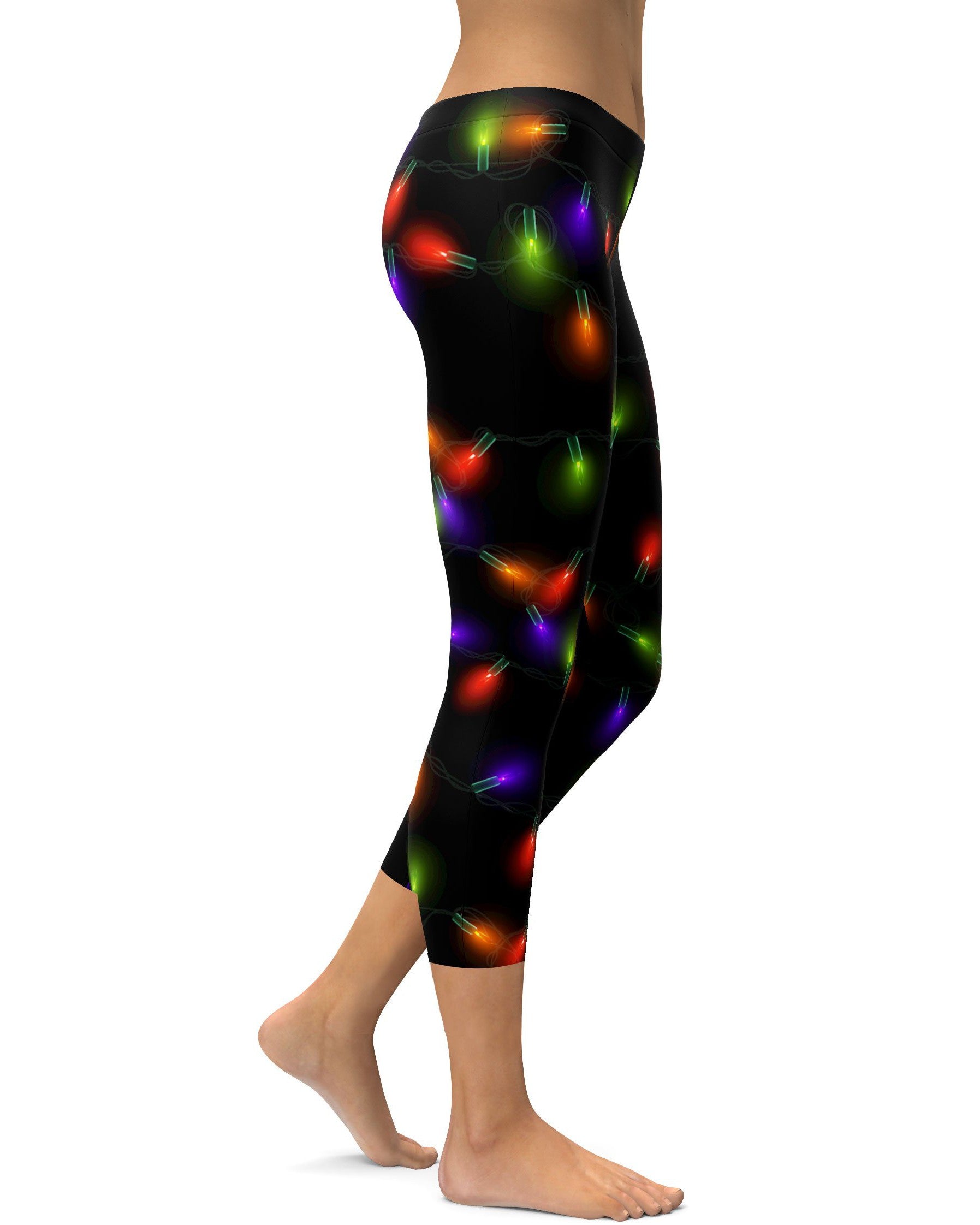 Small Christmas Lights Capris