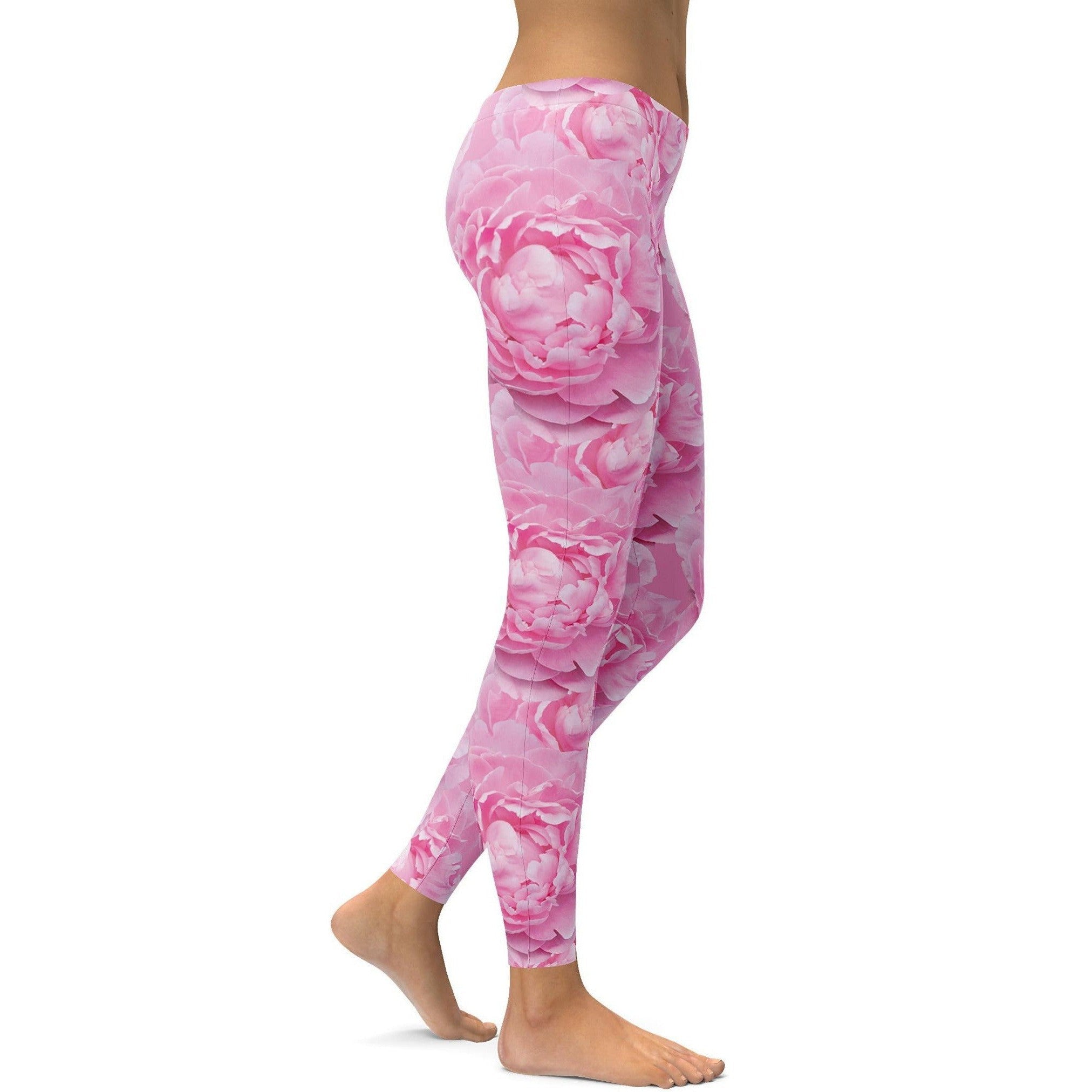 Gearbunch | Peony Flower Leggings