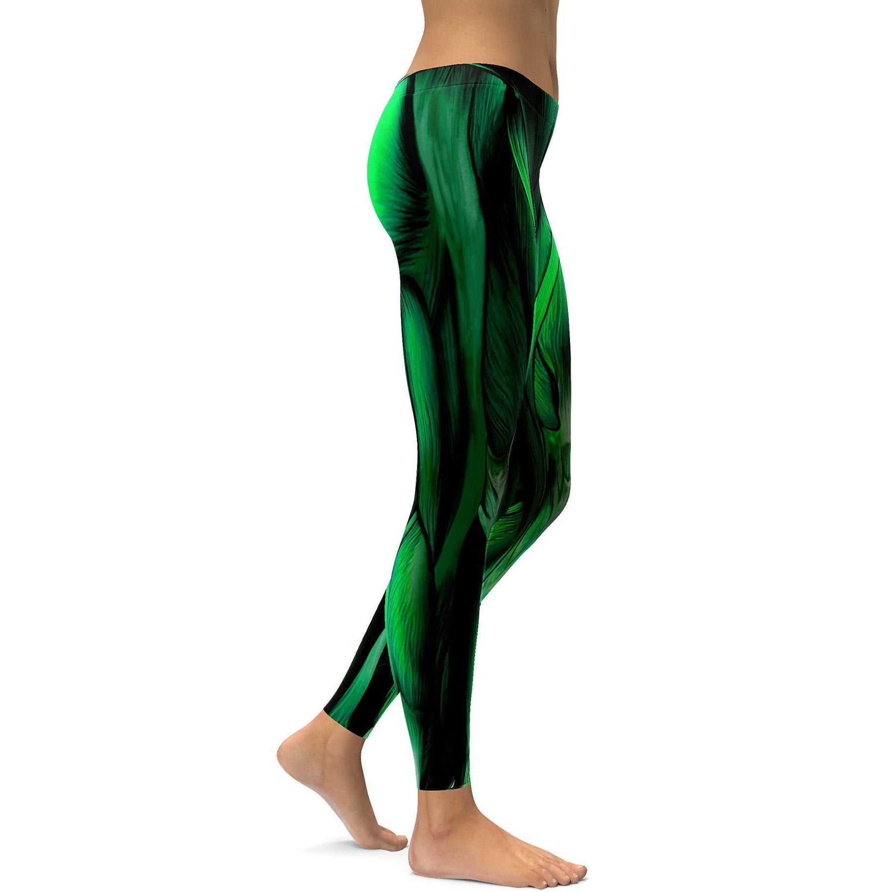 Superhero Green Muscles Leggings
