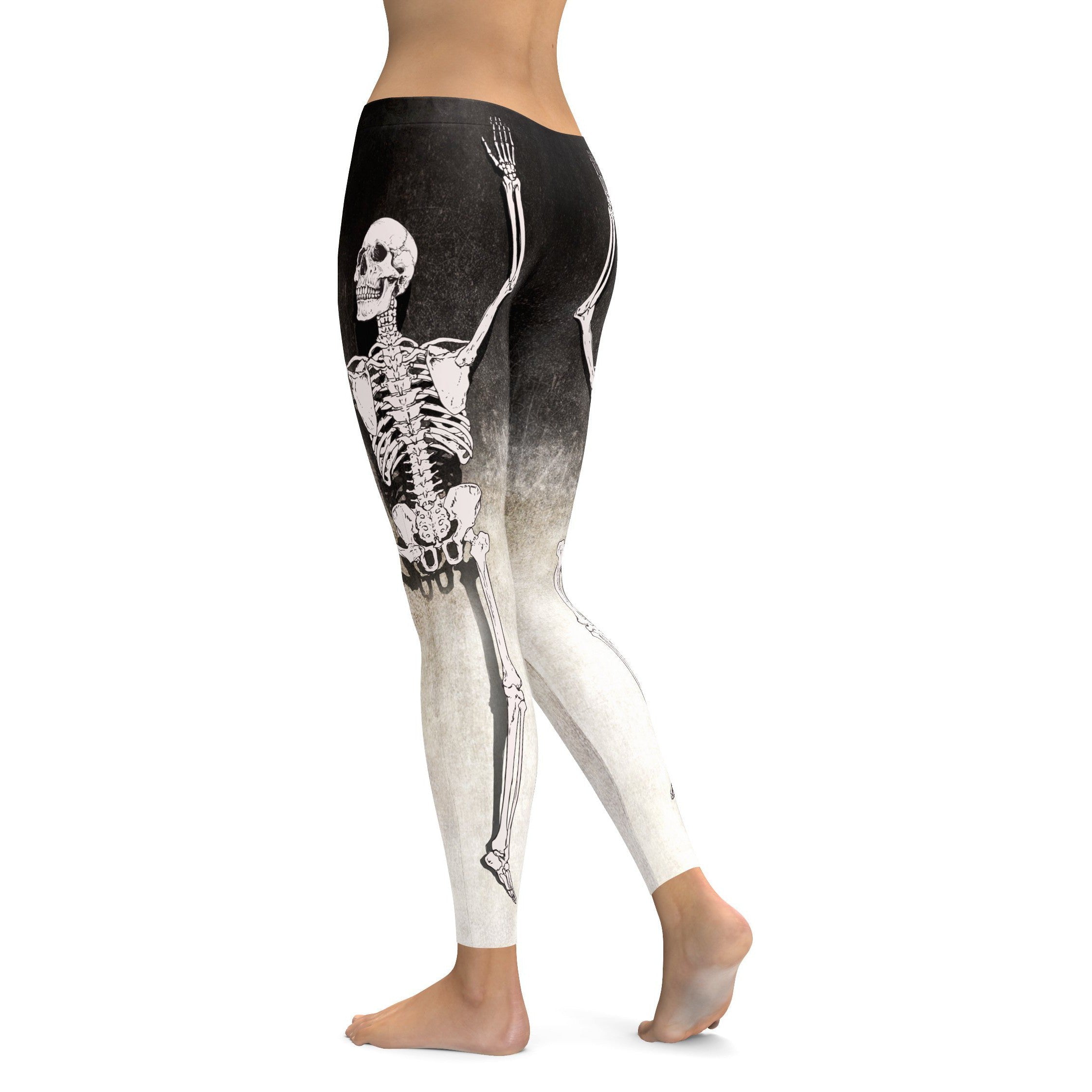 Climbing Skeleton Leggings - GearBunch Leggings / Yoga Pants