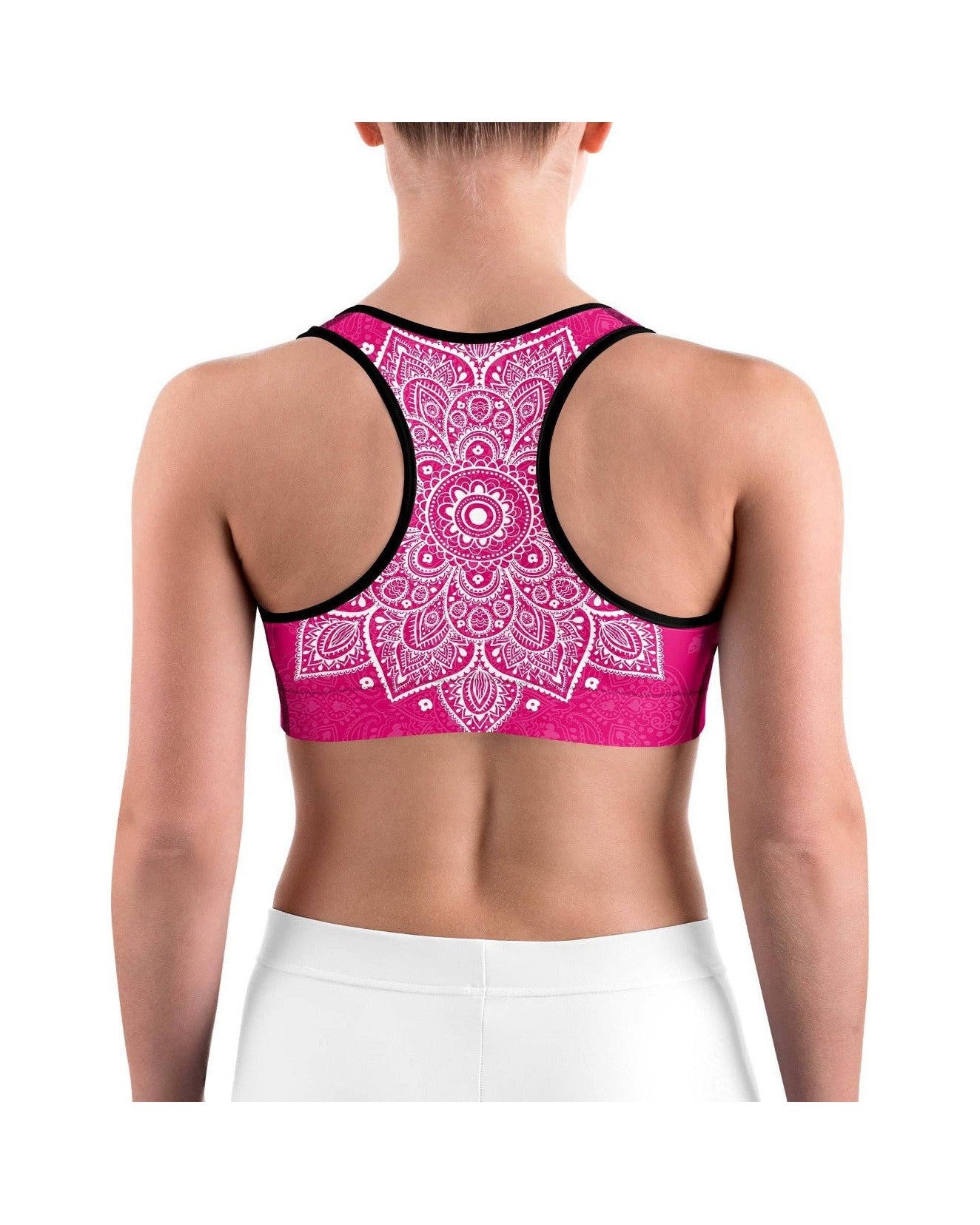 Gearbunch | Hot Pink Mandala Sports bra