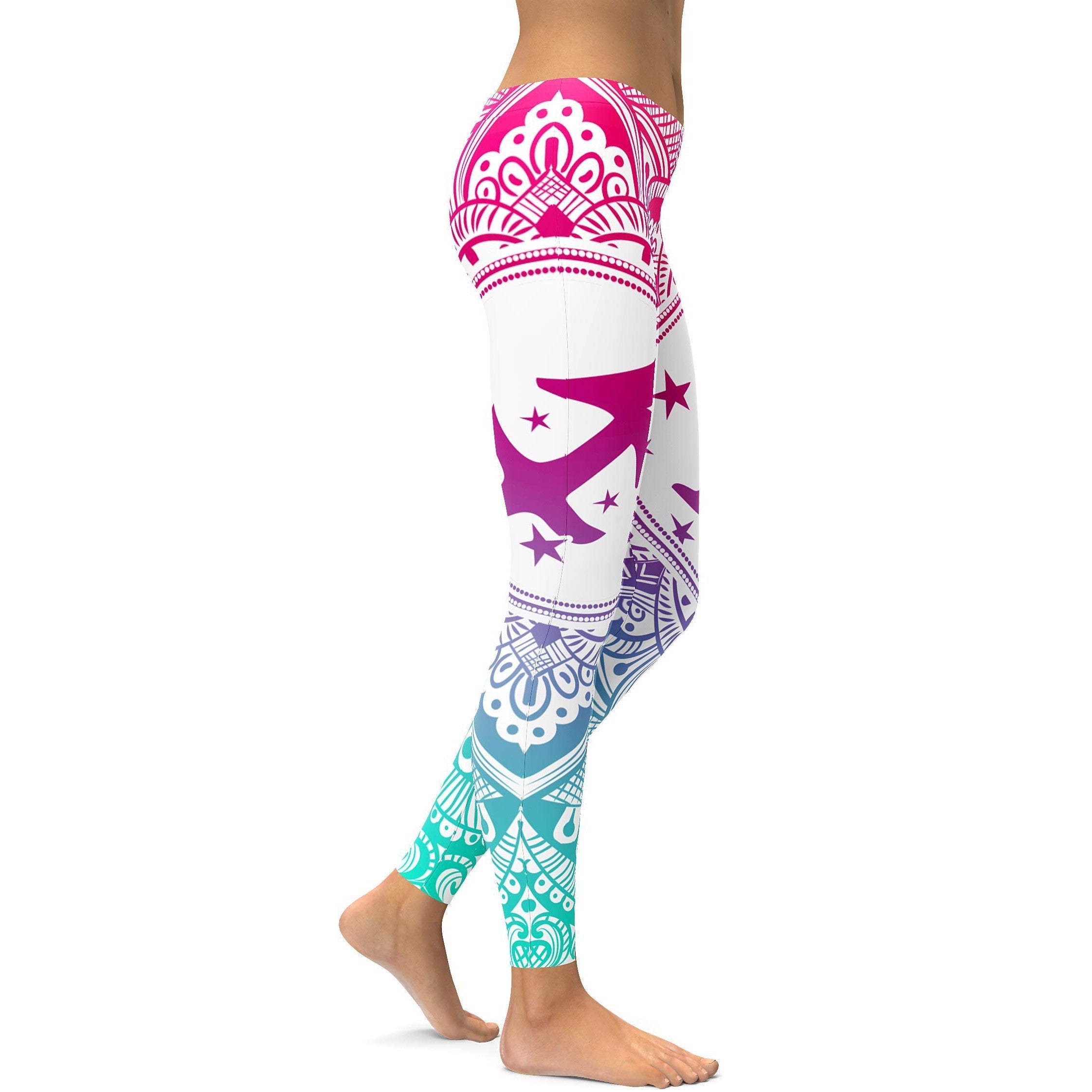 Bright Sagittarius Leggings - GearBunch Leggings / Yoga Pants