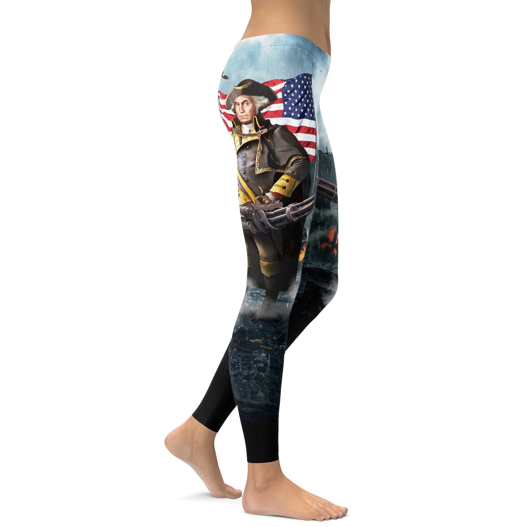 American Pride Washington Leggings - GearBunch Leggings / Yoga Pants