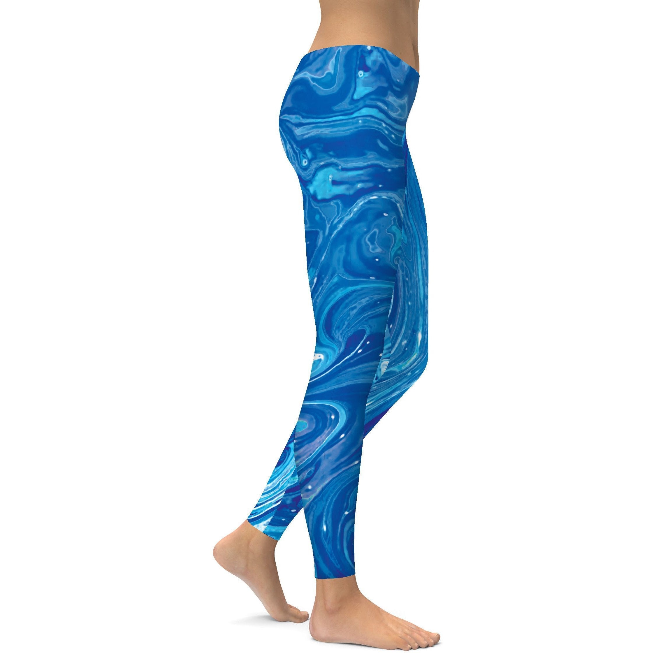 lue Swirl Leggings | Gear Bunch