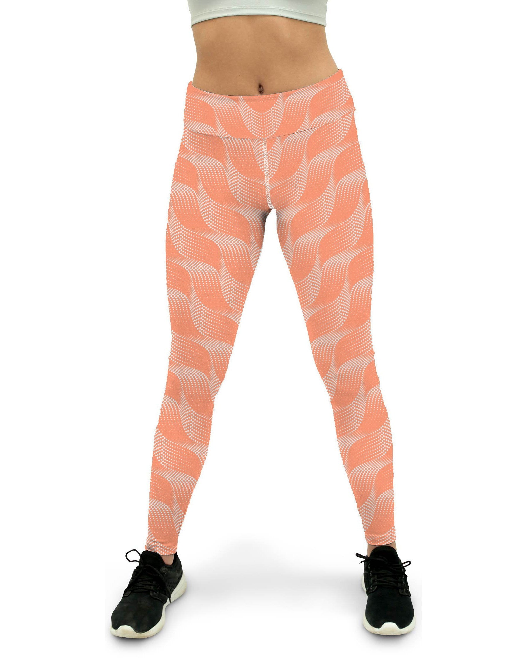 Apricot Wave Yoga Pants Gearbunch