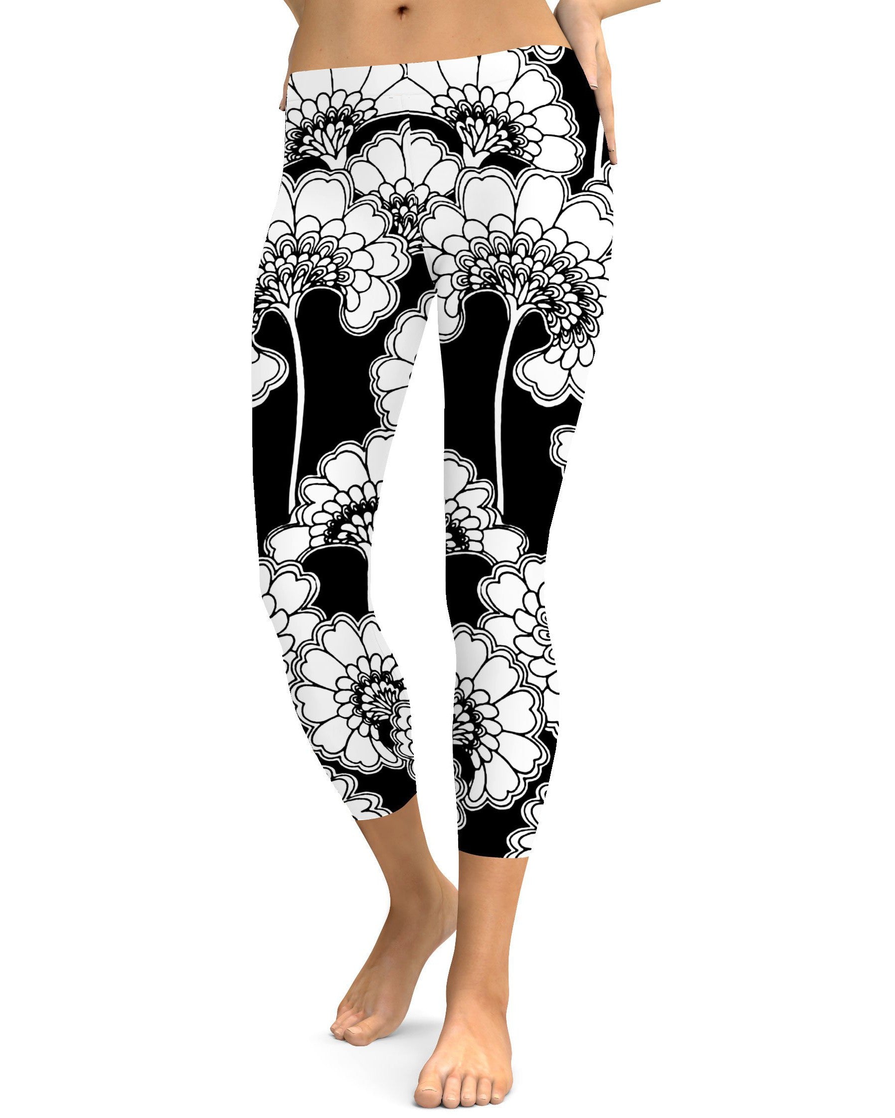 Japanese Floral Capris Gearbunch