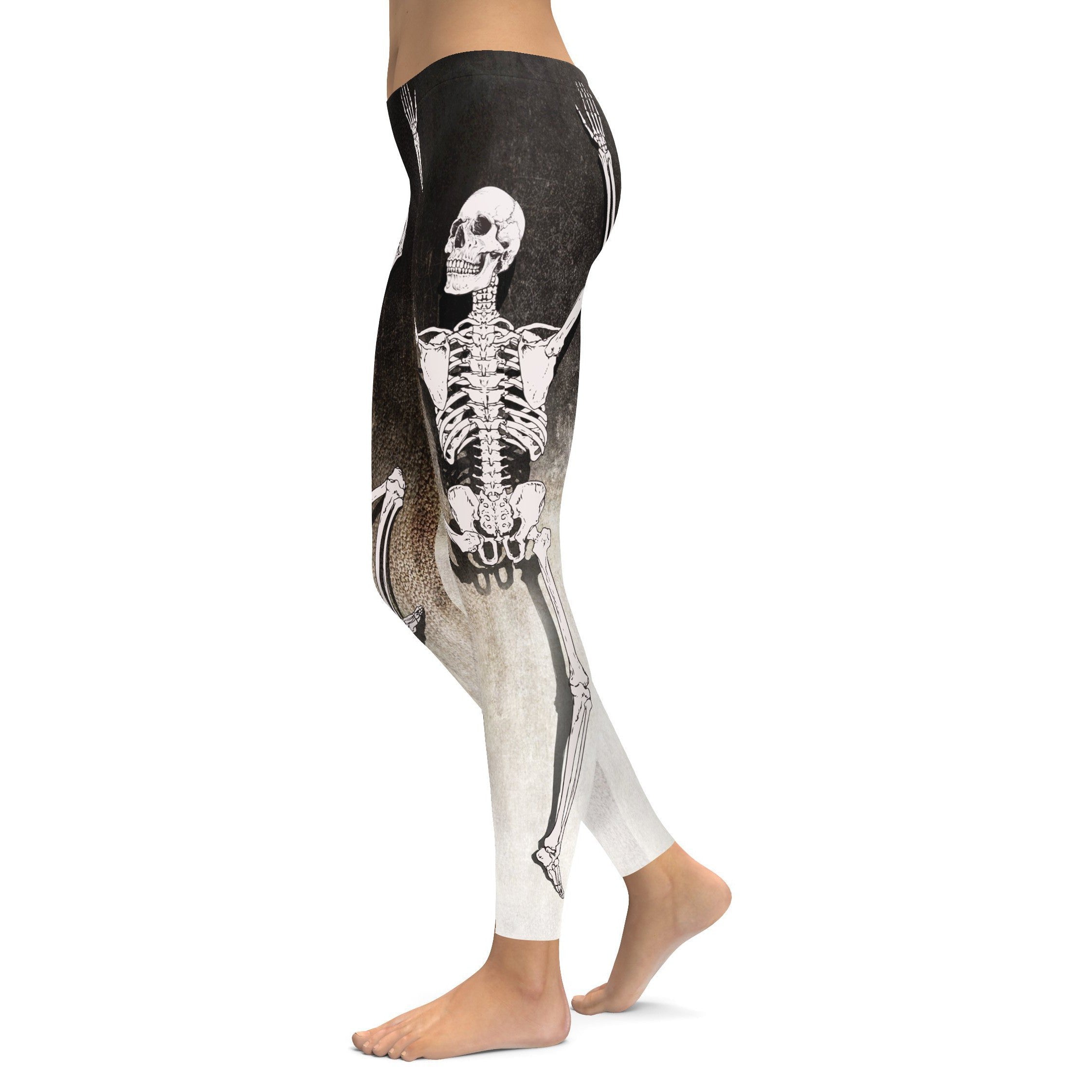 Climbing Skeleton Leggings - GearBunch Leggings / Yoga Pants