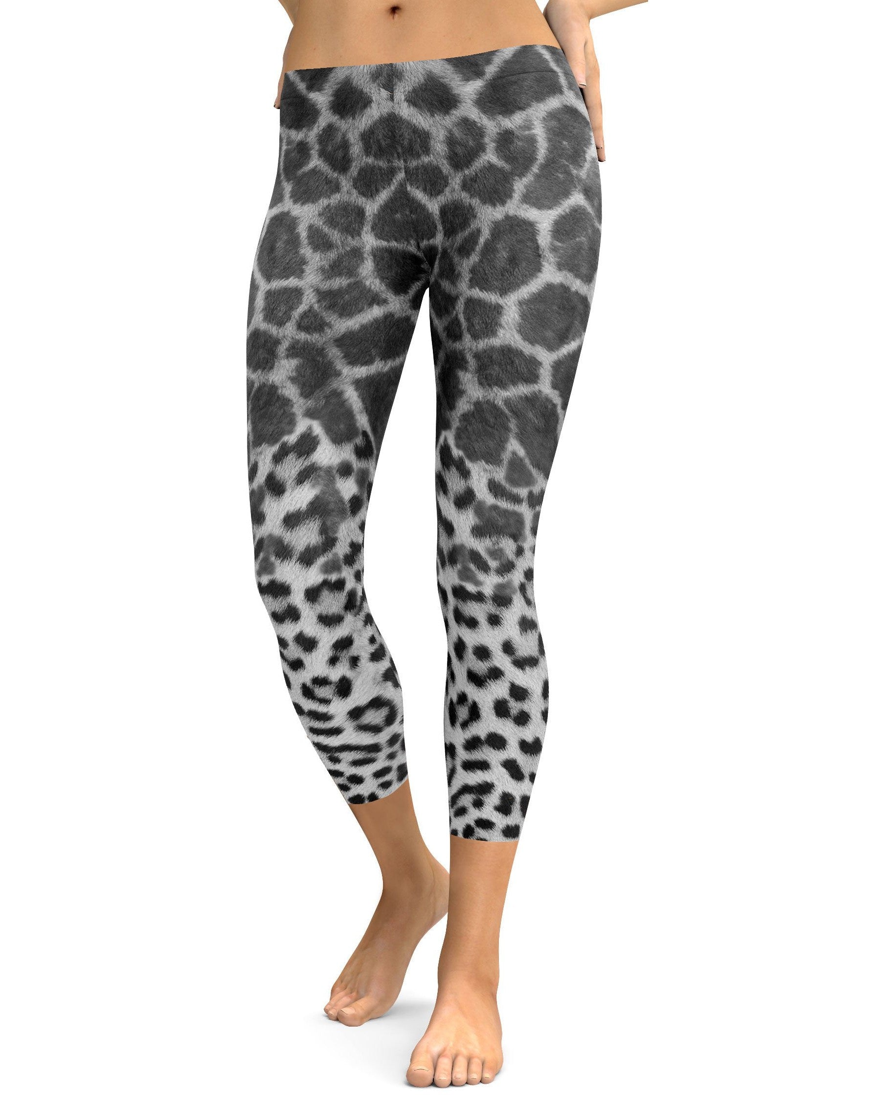 Giraffe & Leopard Skin Capris