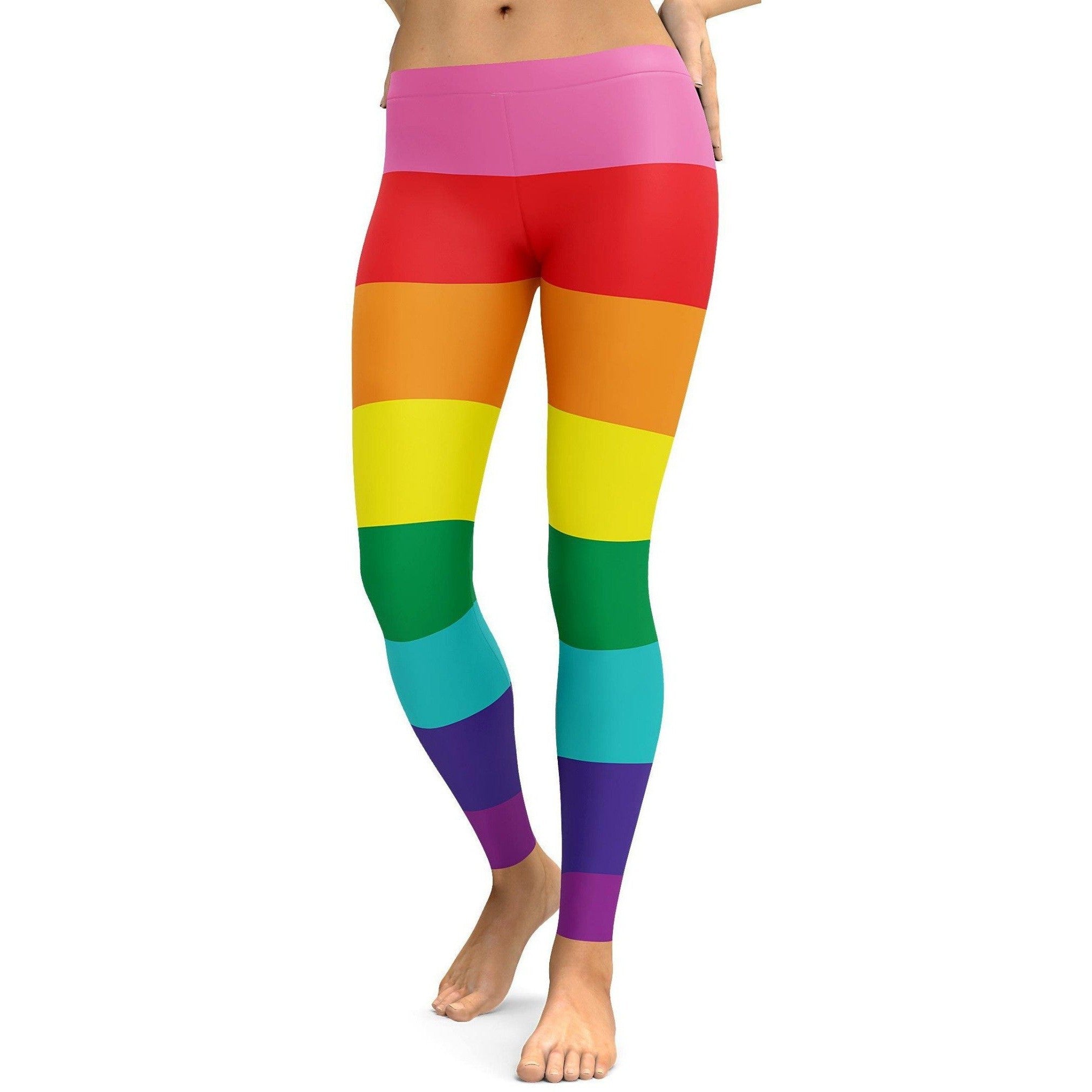 LGBT Rainbow Flag Leggings - GearBunch Leggings