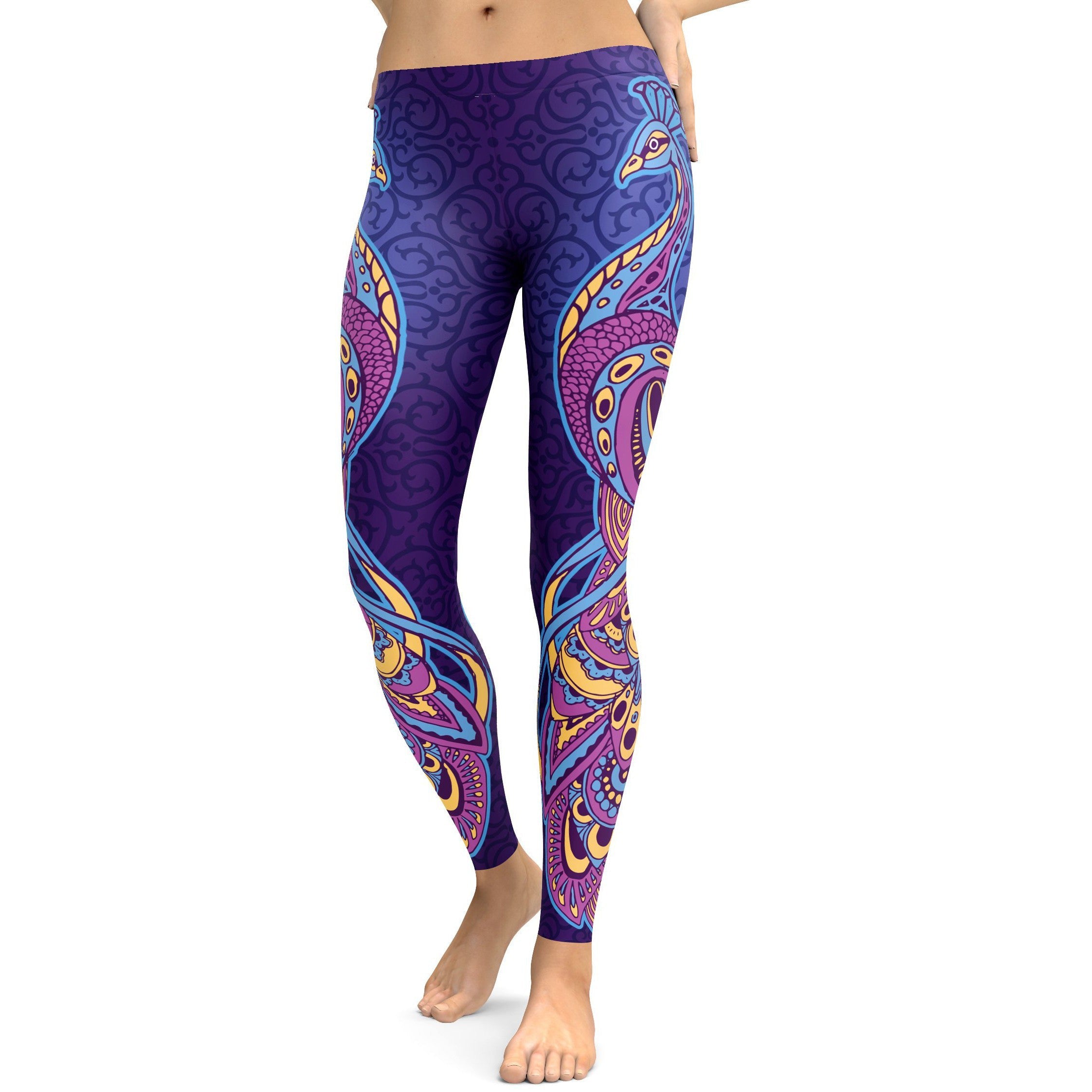 Ornamental Peacock Leggings