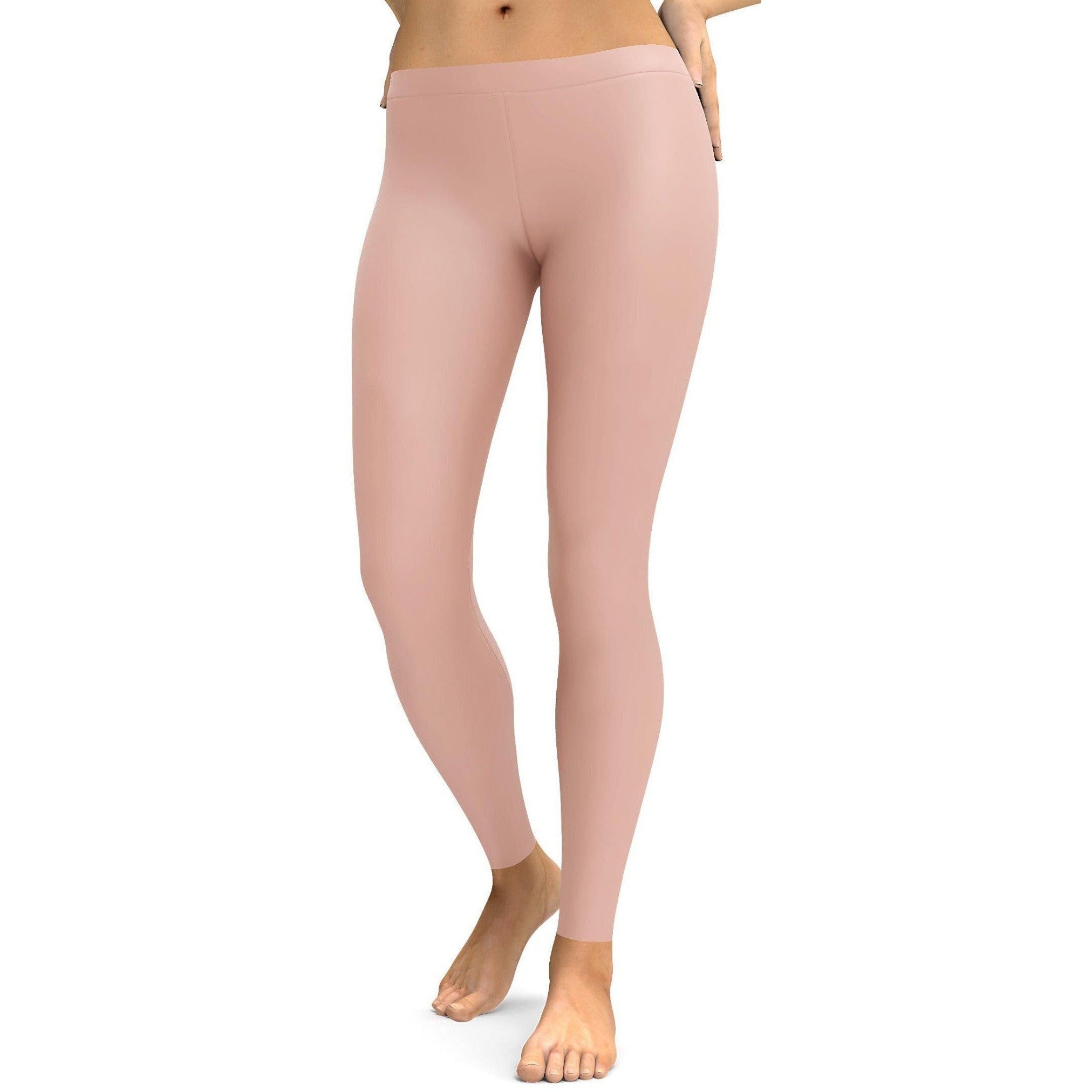 Solid Nude Leggings - Gearbunch Leggings