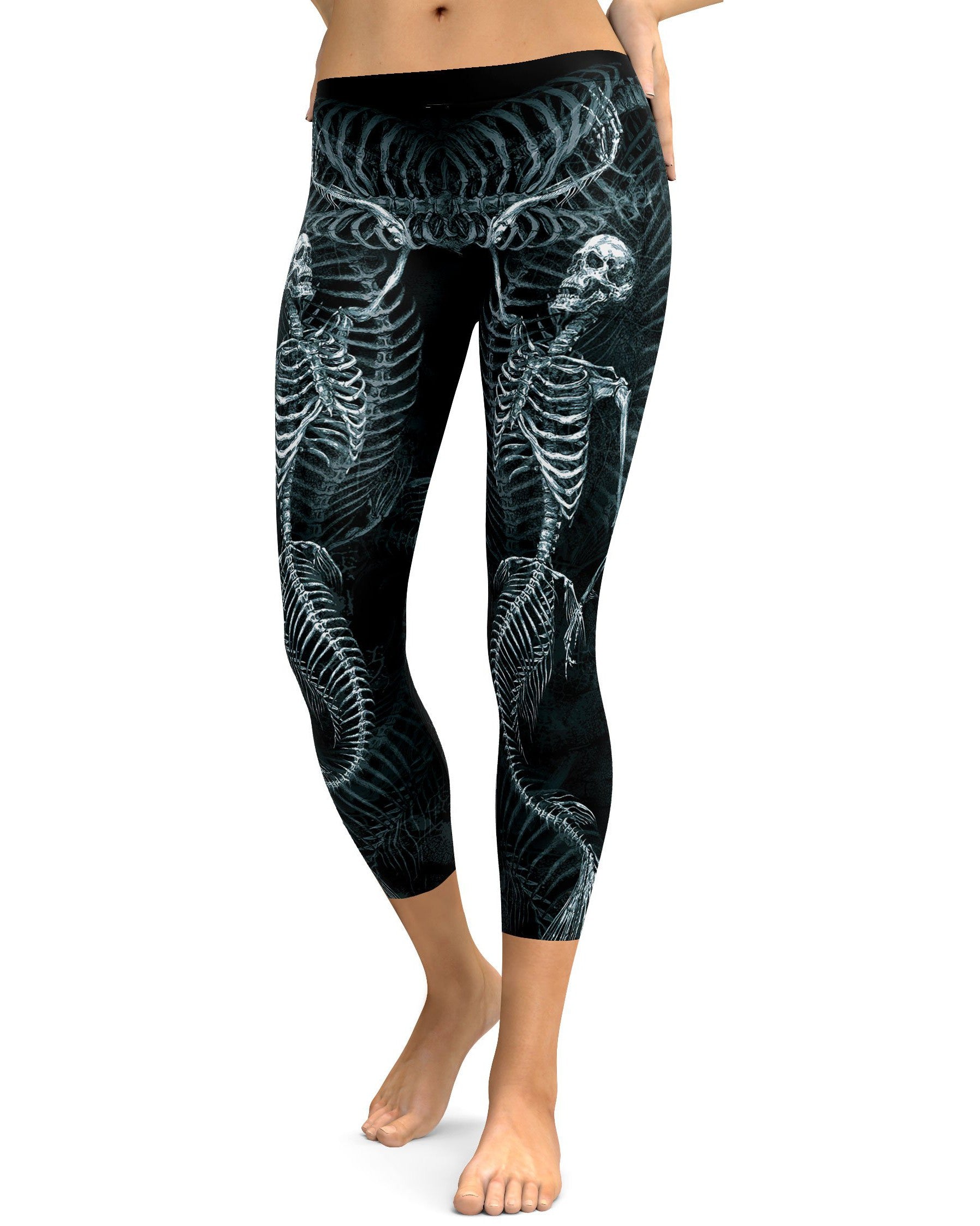 Mermaid Skeleton Capris