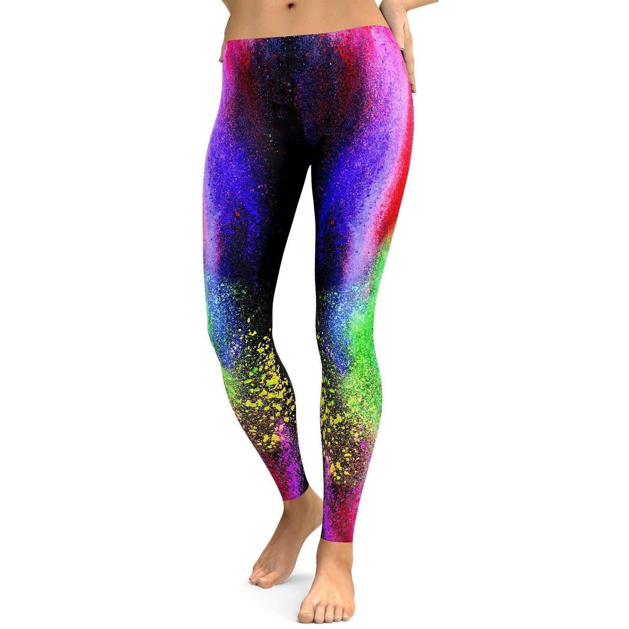 Colorful Powder Explosion Leggings - GearBunch Leggings