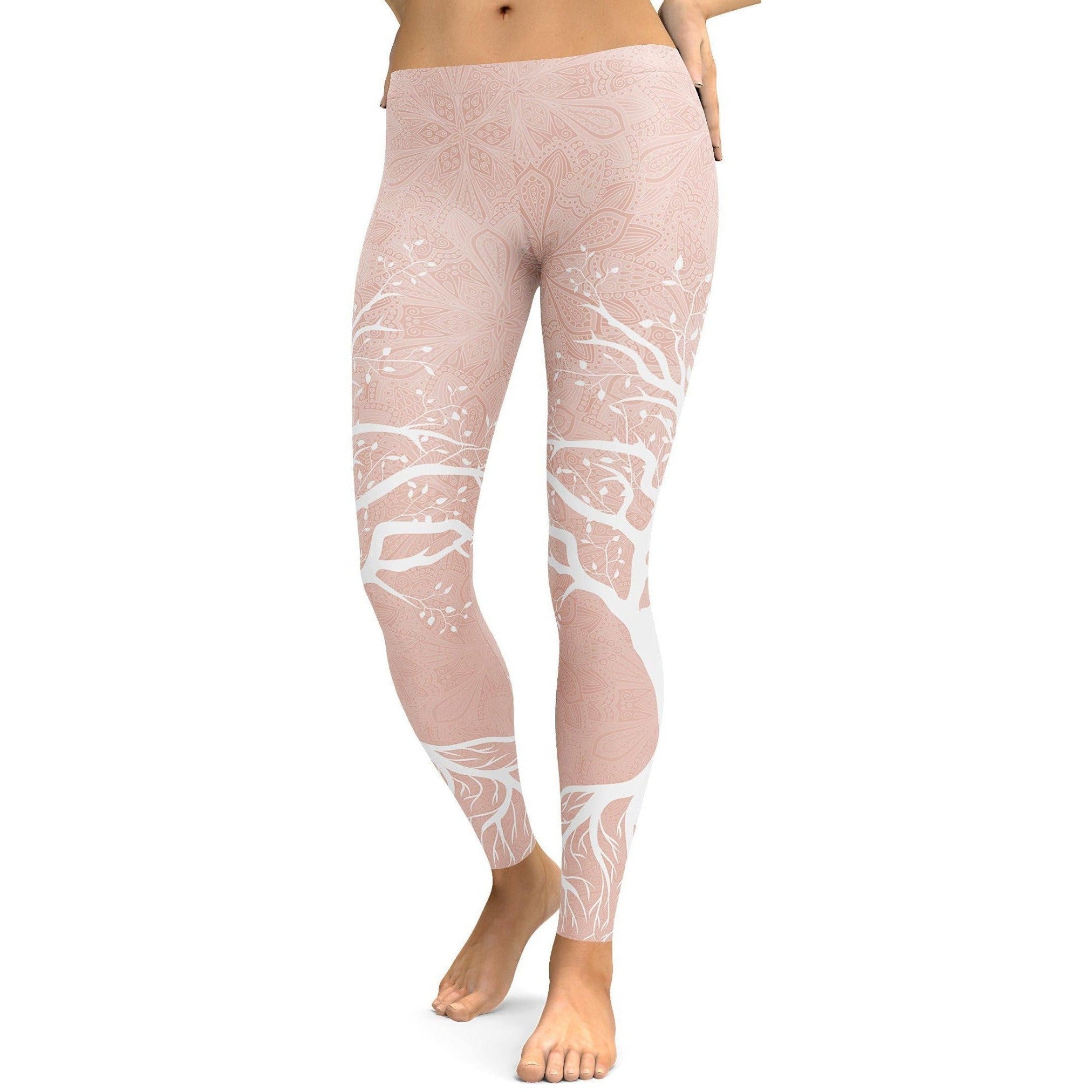 Nude Tree of Life Leggings - GearBunch Leggings