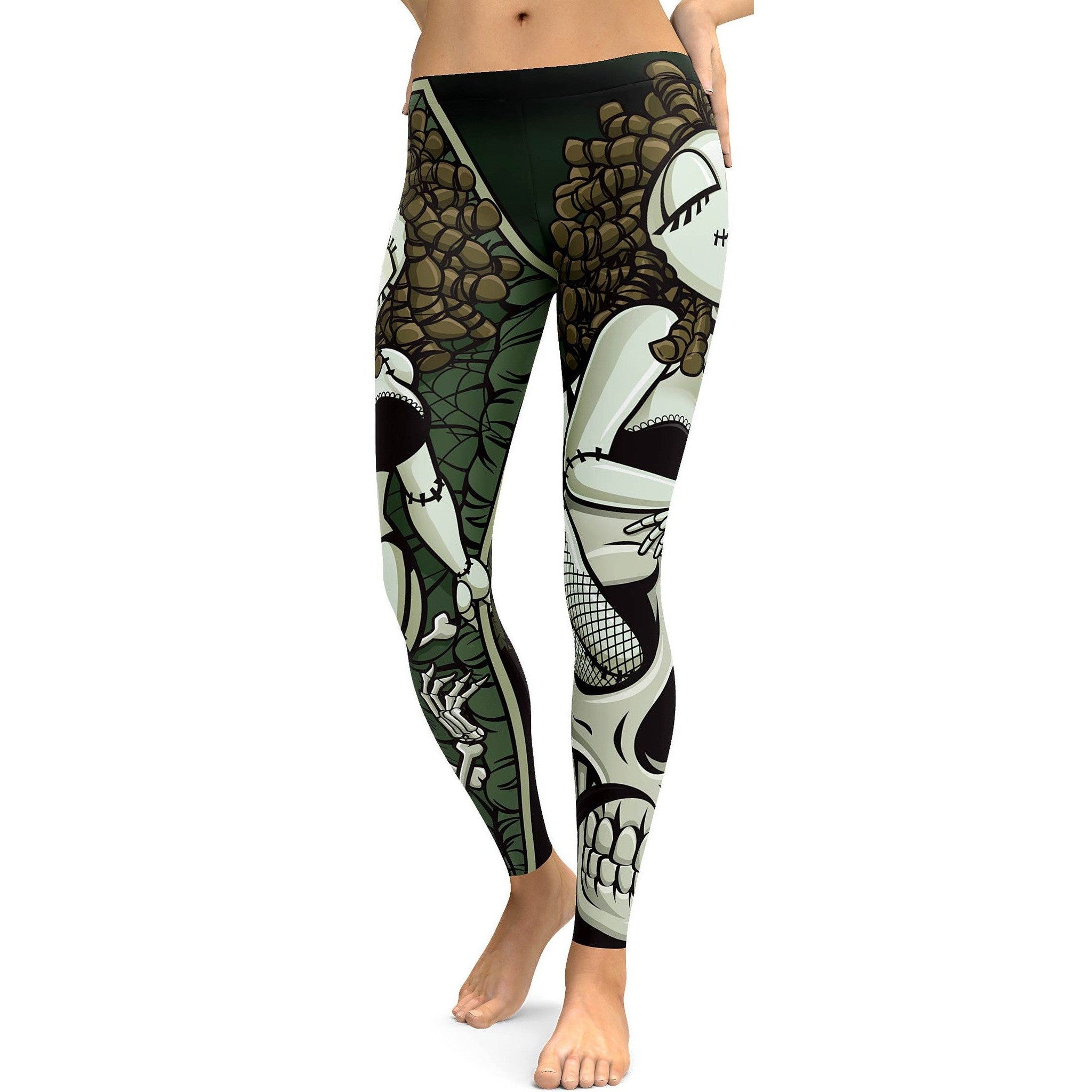 Zombie Pinup Girl Leggings | GearBunch