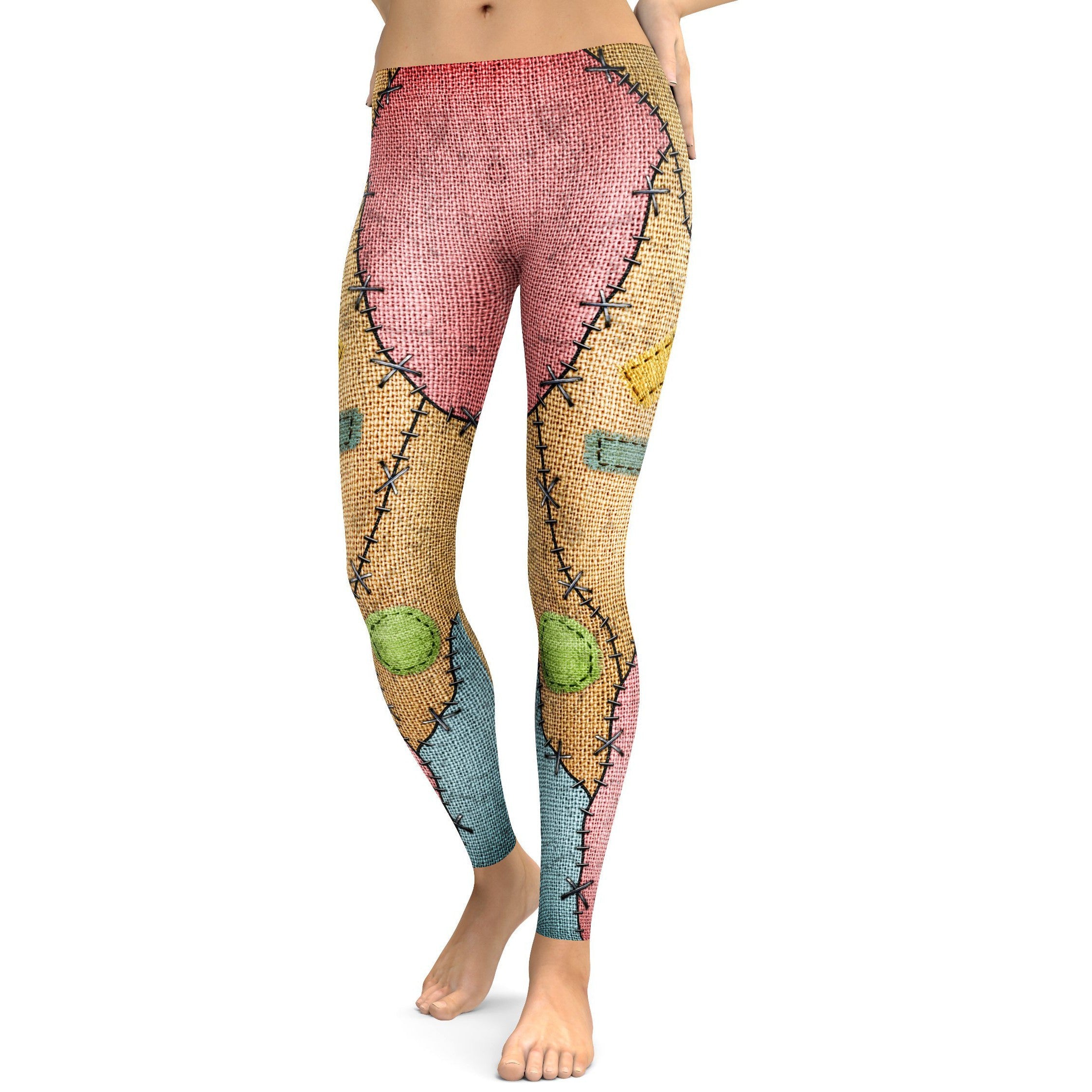 Voodoo Doll Patch Leggings