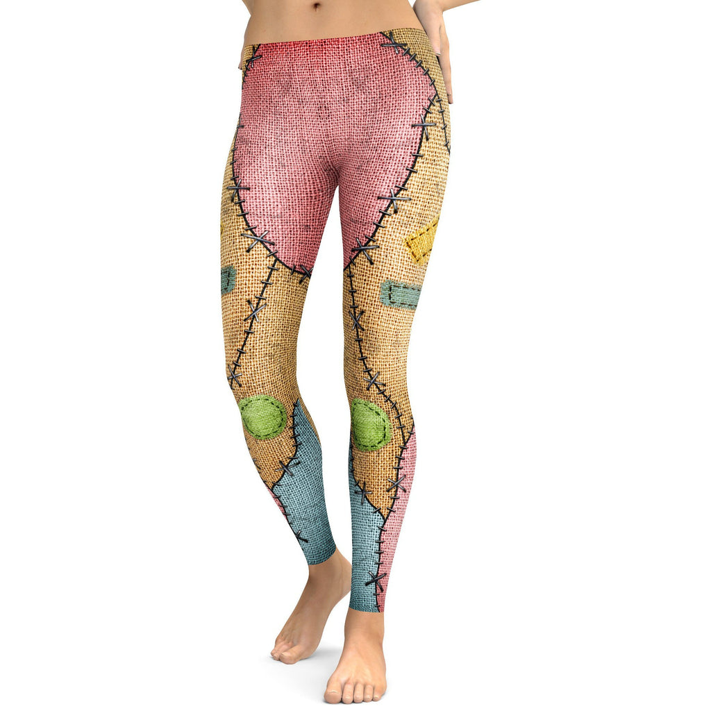 Voodoo Doll Print Leggings