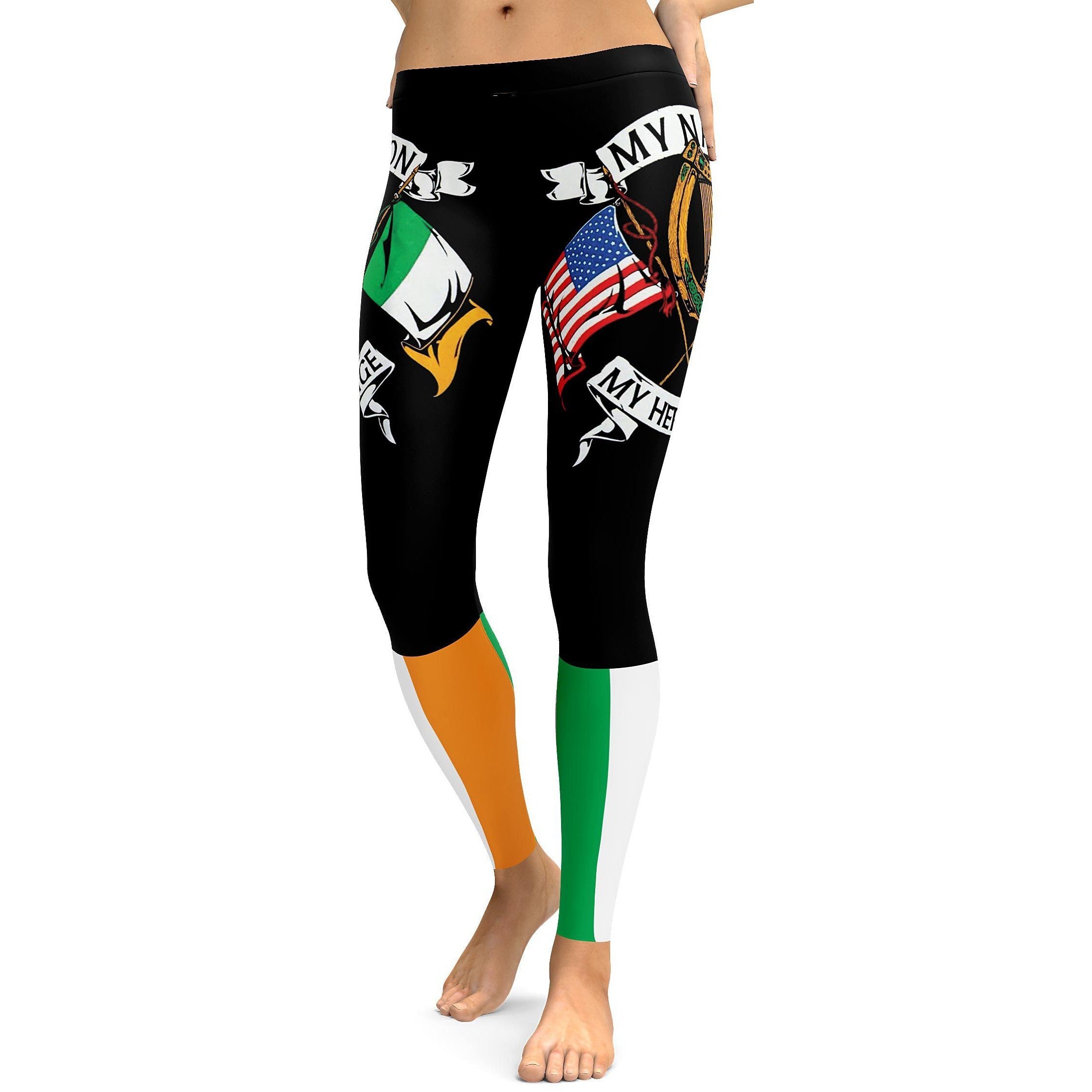 Irish American Pride Leggings | GearBunch