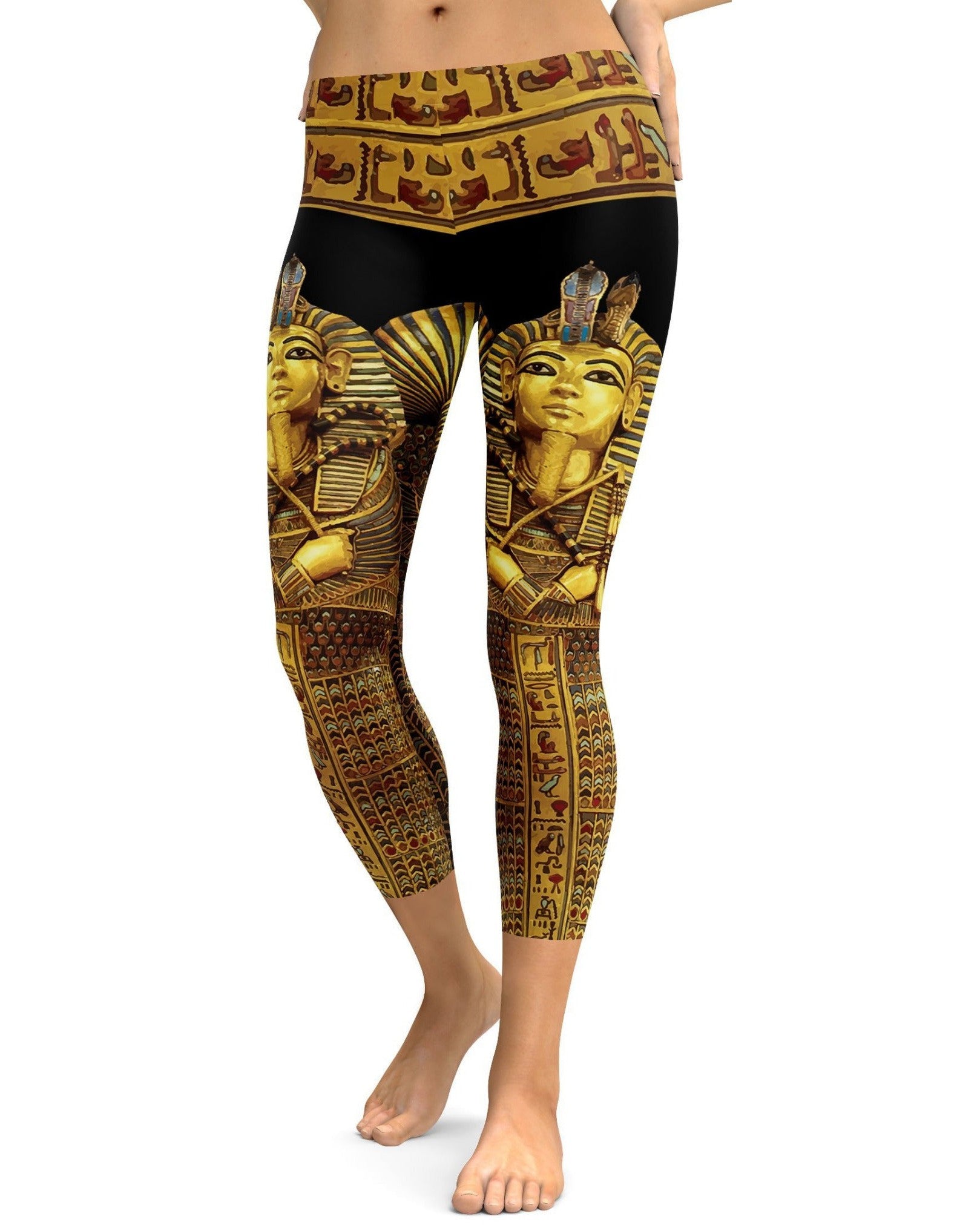 King Tut inspired Capris - Gearbunch Leggings