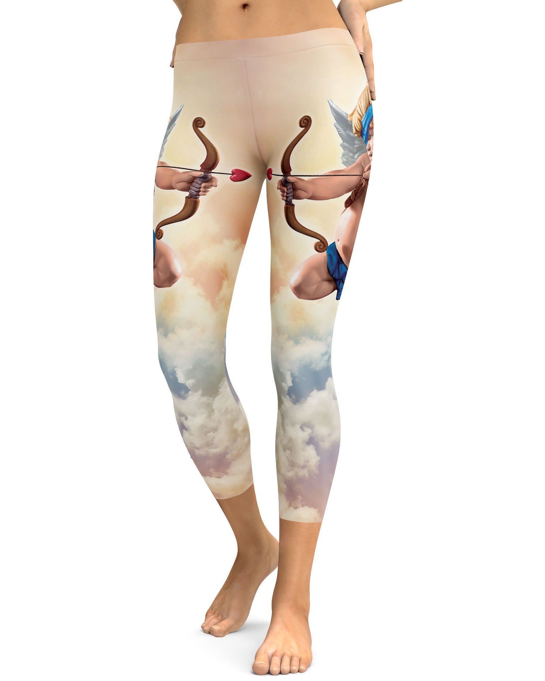 Realistic Cupid Capris - GearBunch Leggings / Yoga Pants