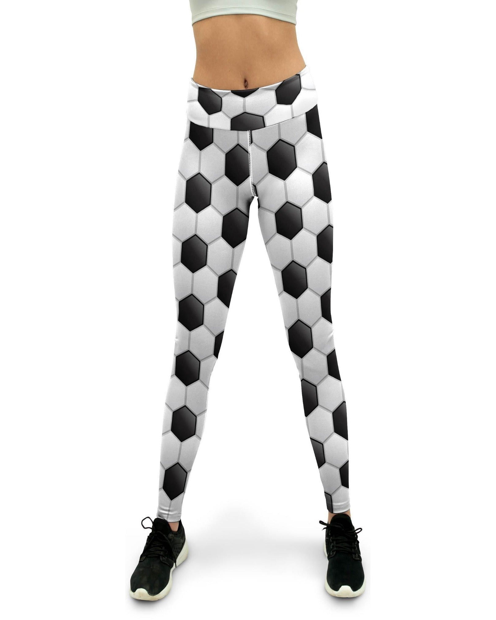 Soccer Yoga Pants Media - Gearbunch Leggings