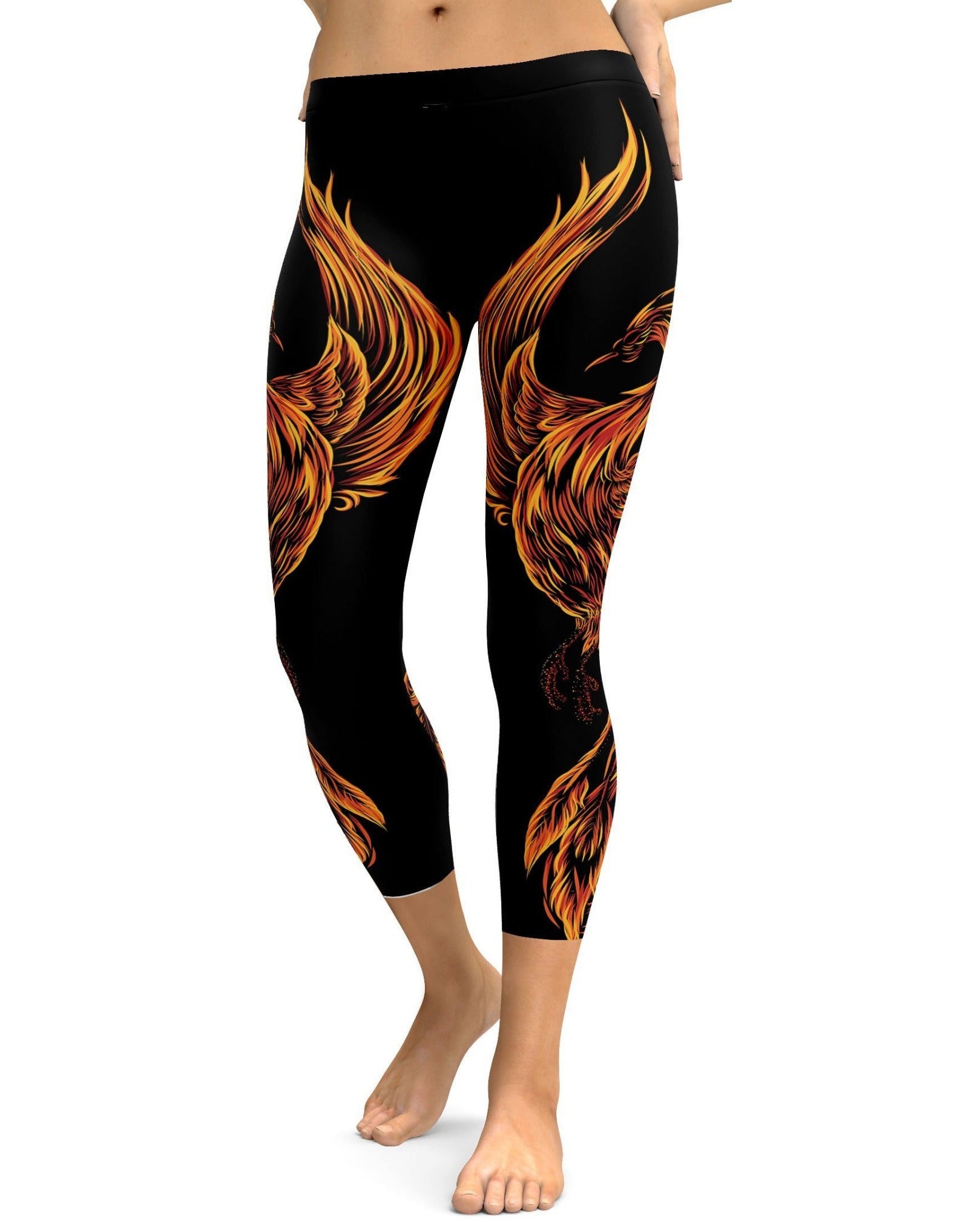 Phoenix Capris - GearBunch Leggings