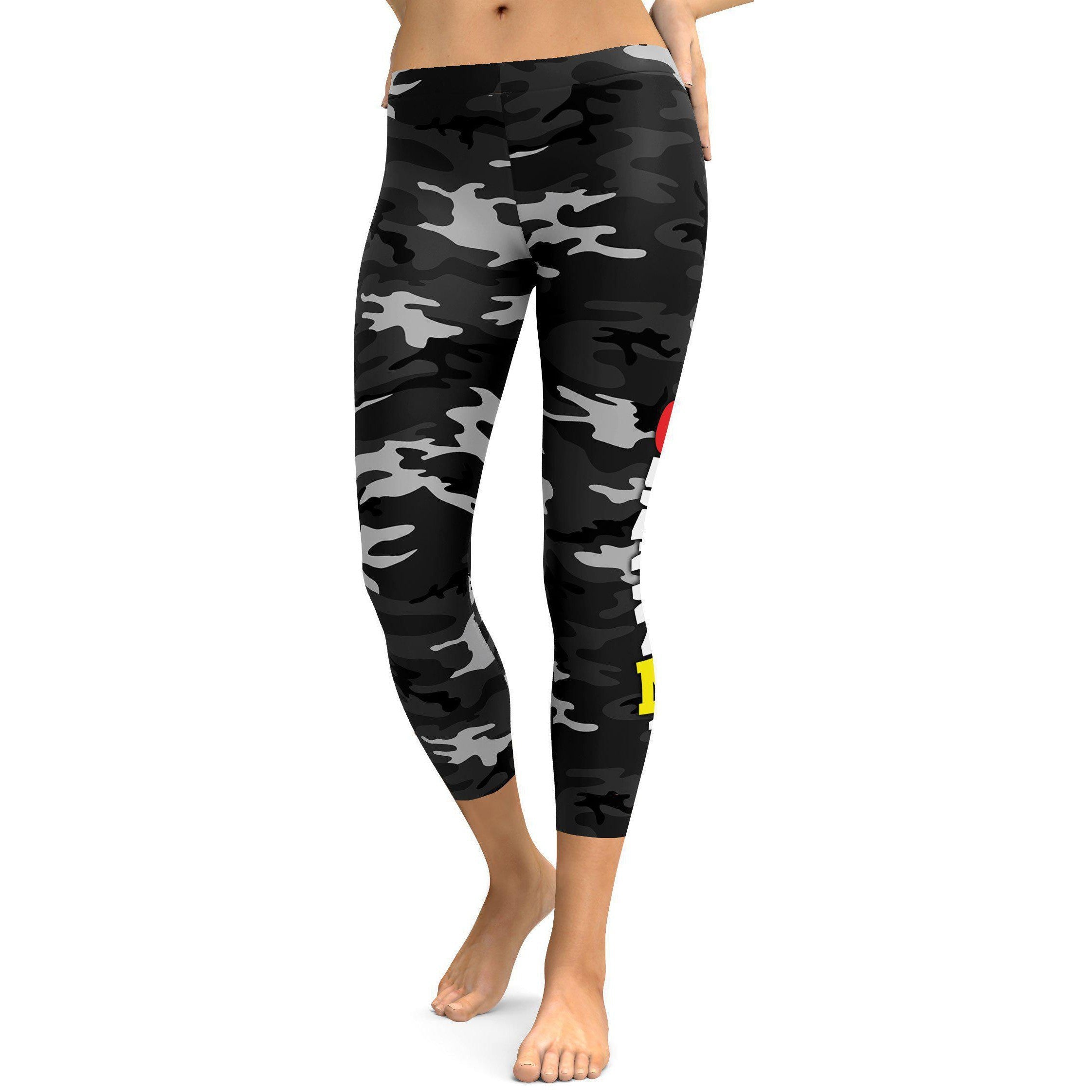 1 Down 5 Up Motorcycle Capris - GearBunch Leggings / Yoga Pants