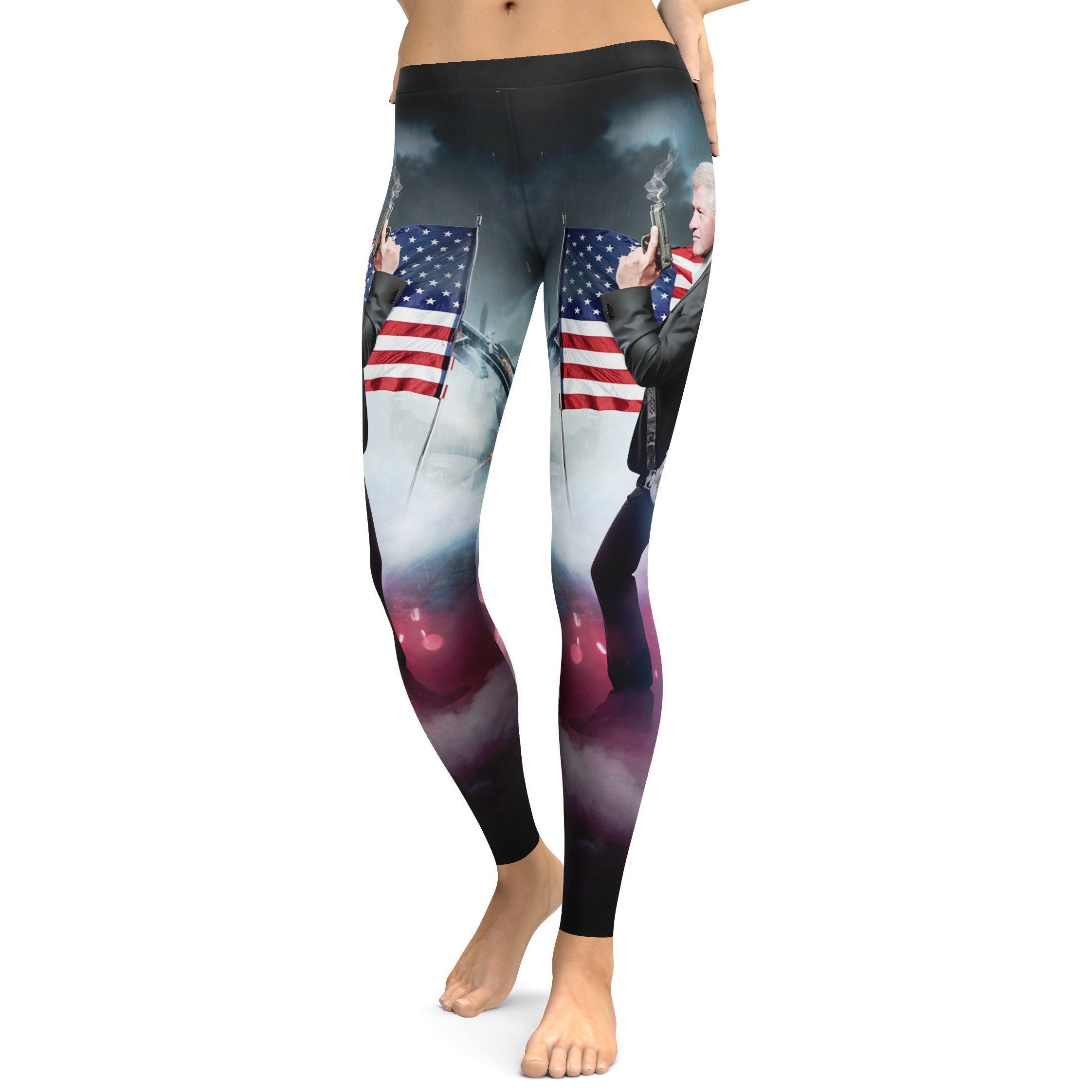 American Pride Clinton Leggings - GearBunch Leggings / Yoga Pants