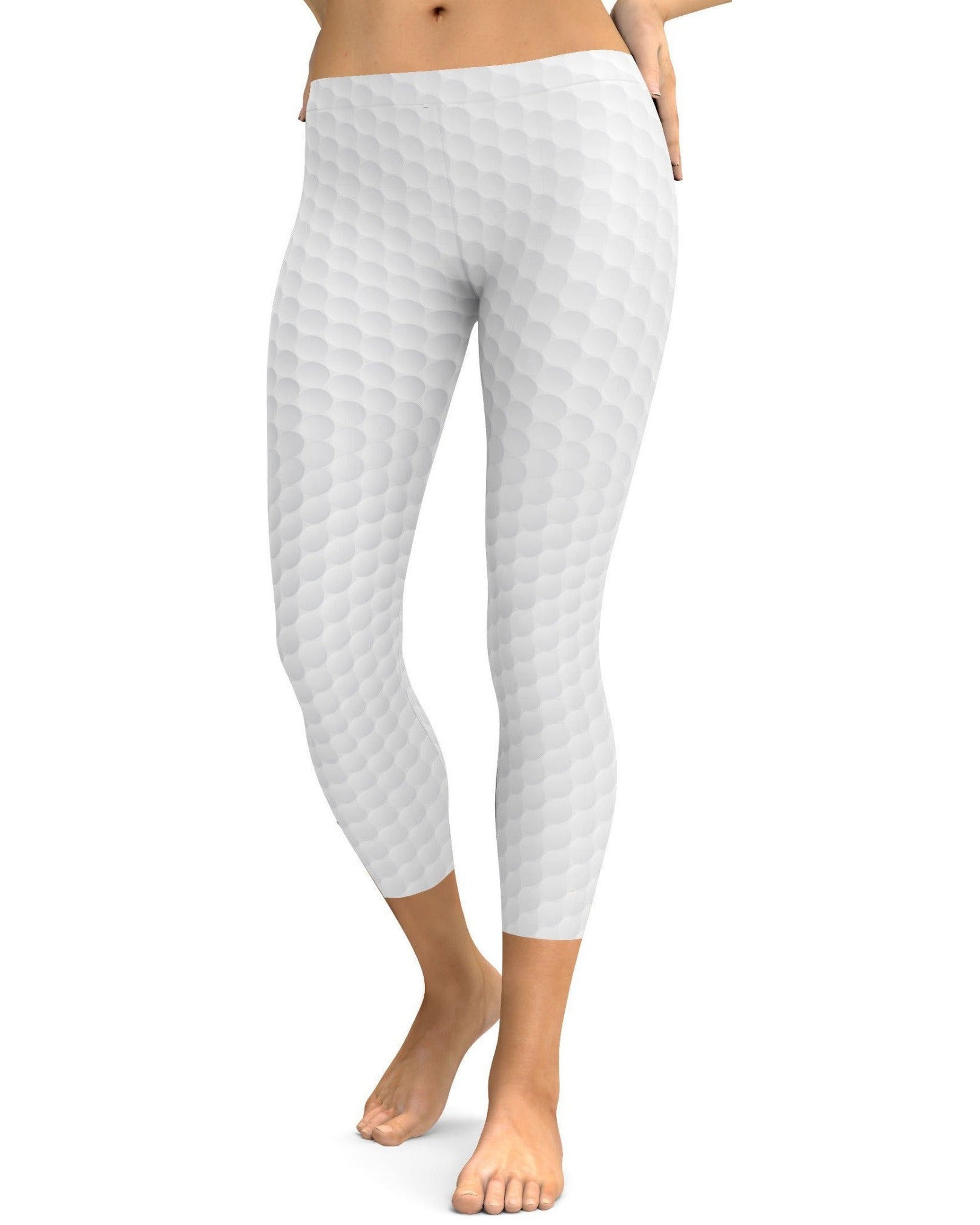 Golf Ball Pattern Capris - Gearbunch Leggings