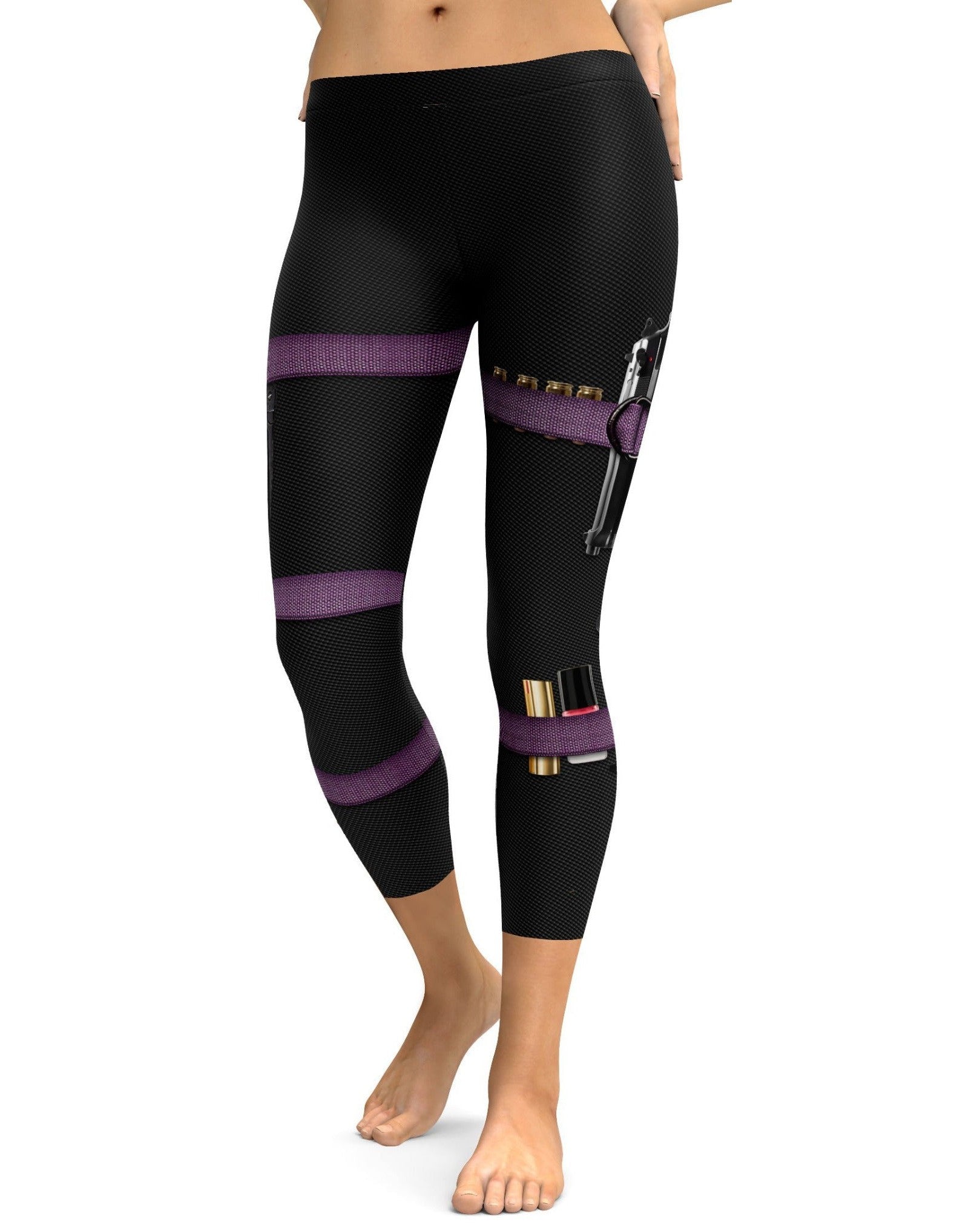 Guns & Make-up Carbon Capris - GearBunch Leggings