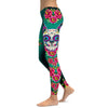 Sugar Skull Chihuahua Leggings - GearBunch Leggings / Yoga Pants