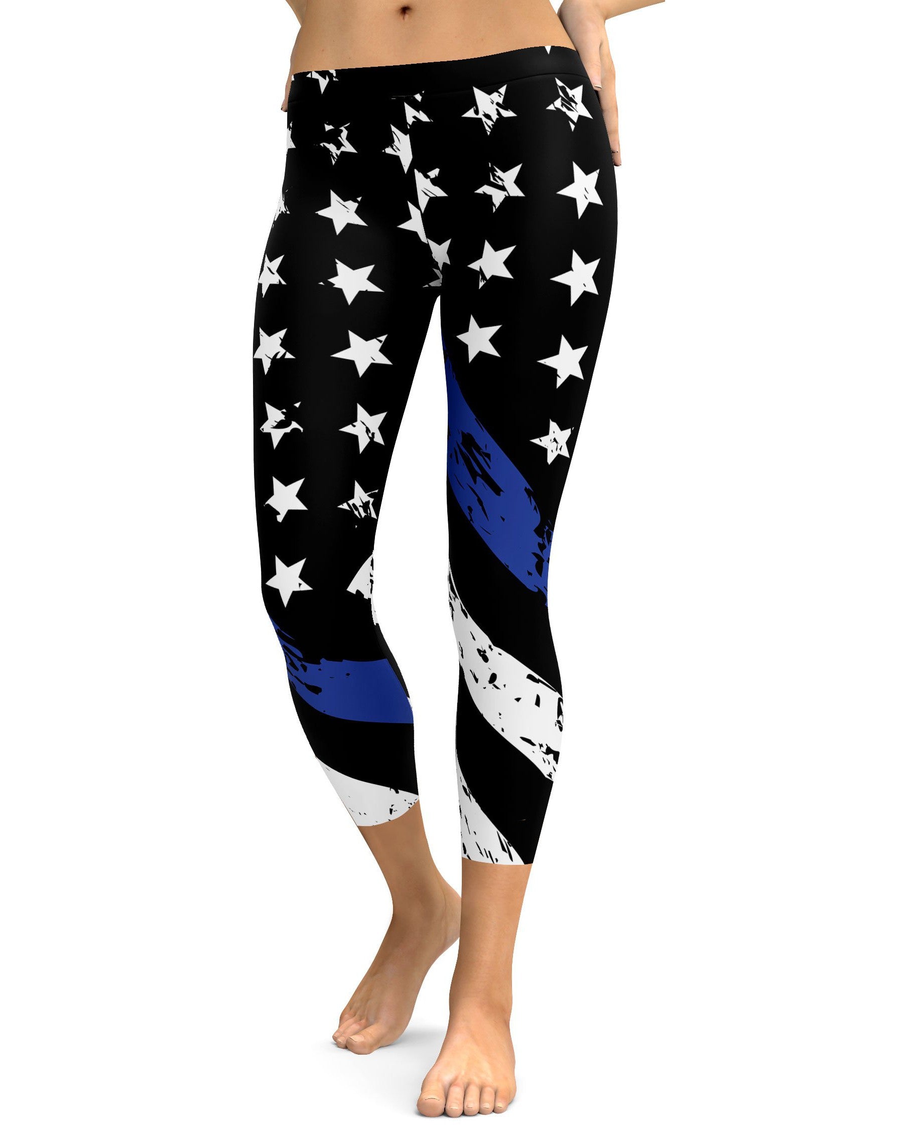 Thin Blue Line Capris