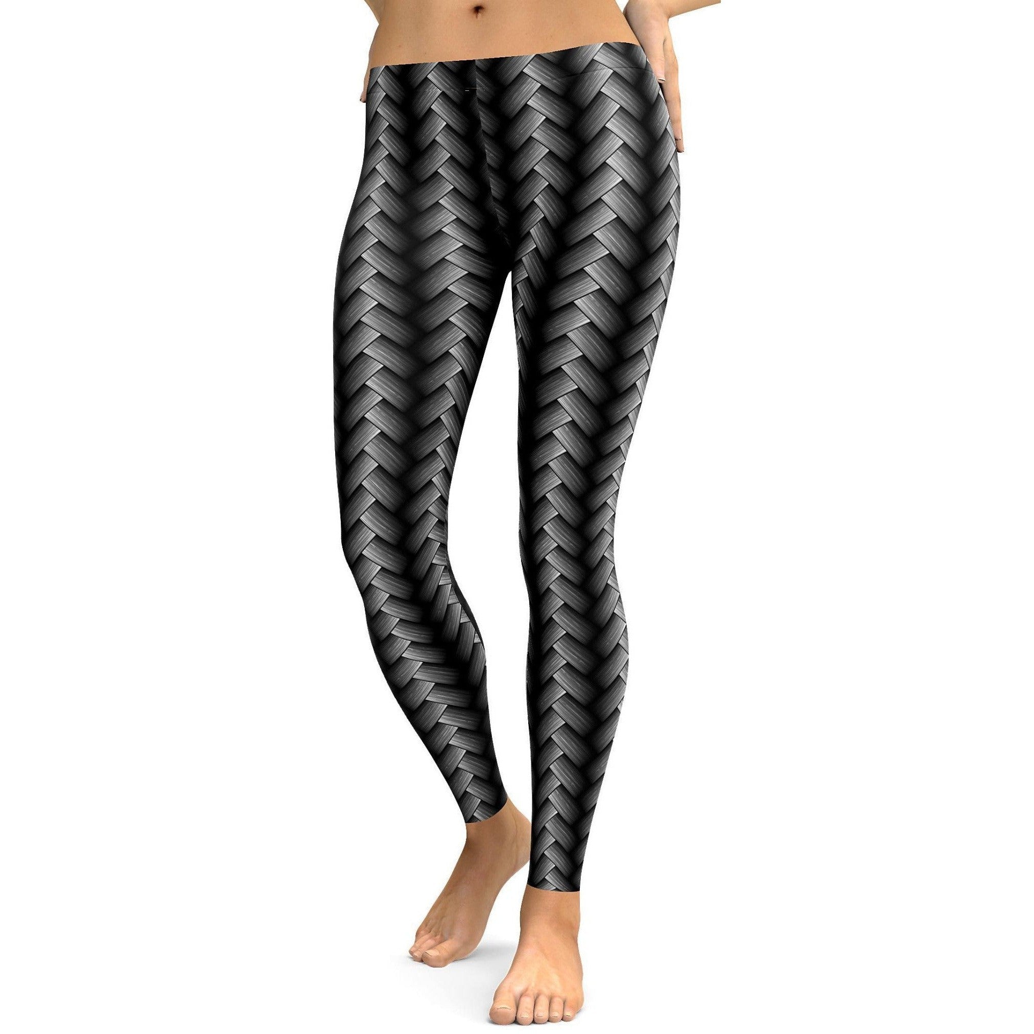 Woven Carbon Leggings - Gearbunch Leggings