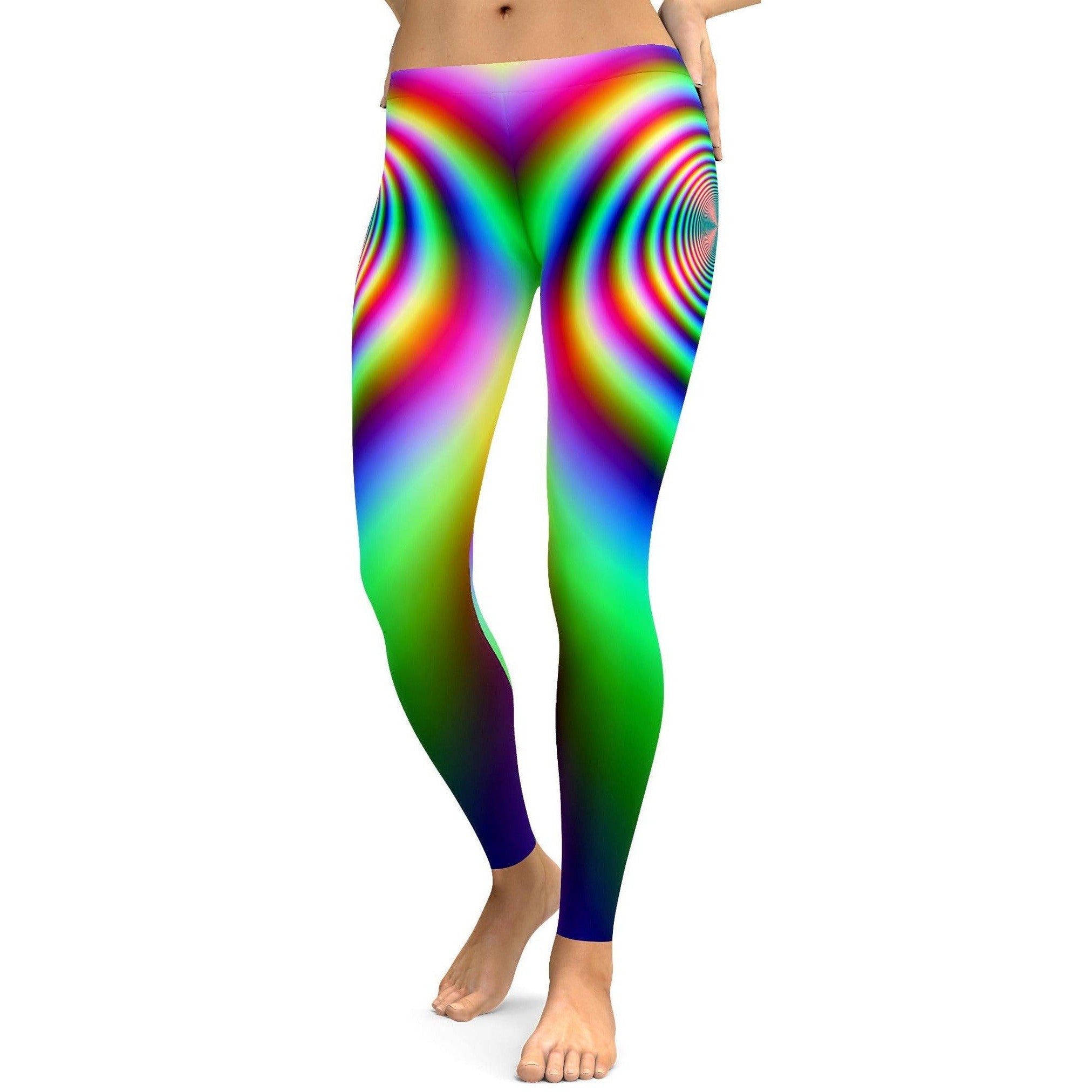 Psychedelic Swirl Leggings - Gearbunch Leggings