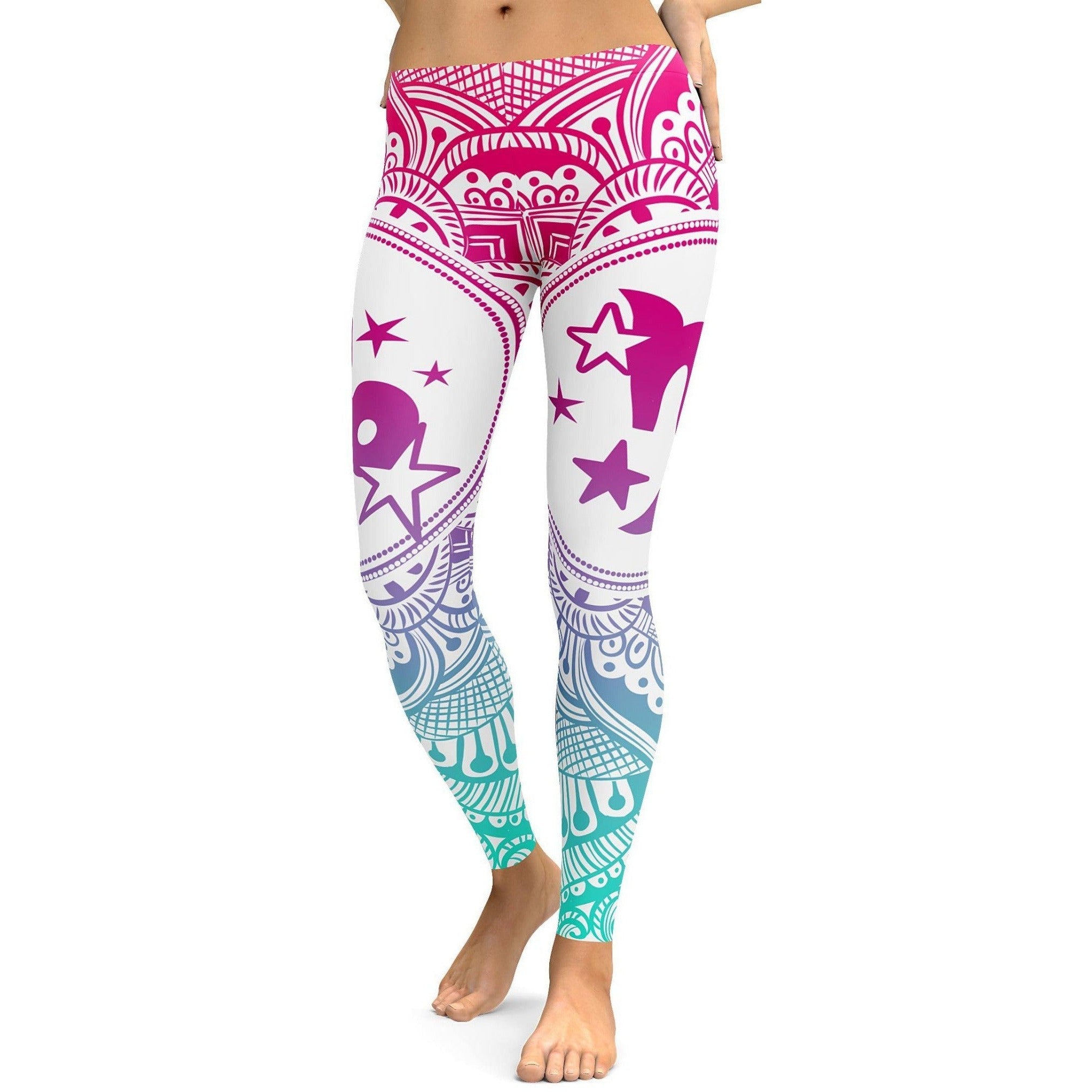 Bright Capricorn Leggings - GearBunch Leggings