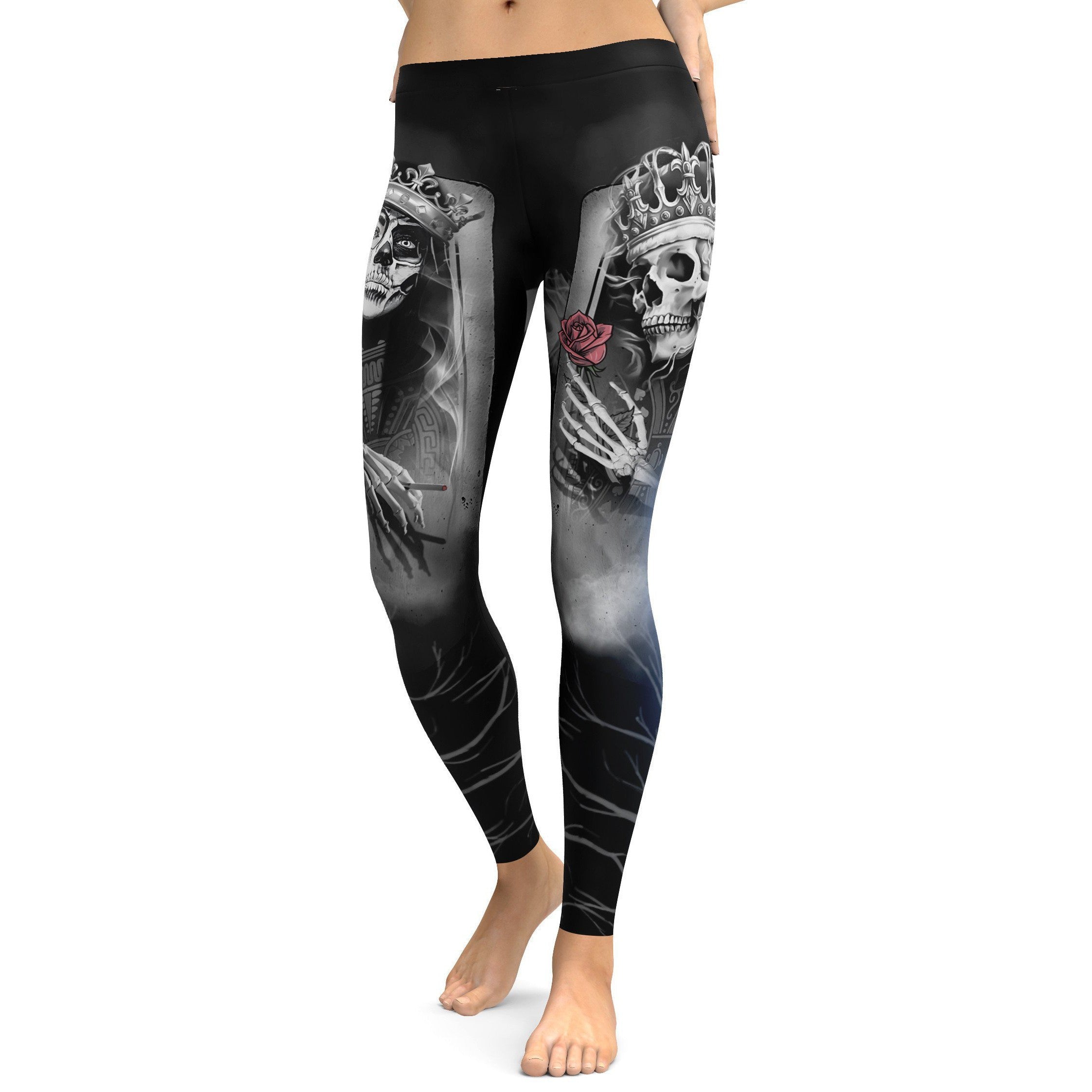 King and Queen Leggings - GearBunch Leggings / Yoga Pants