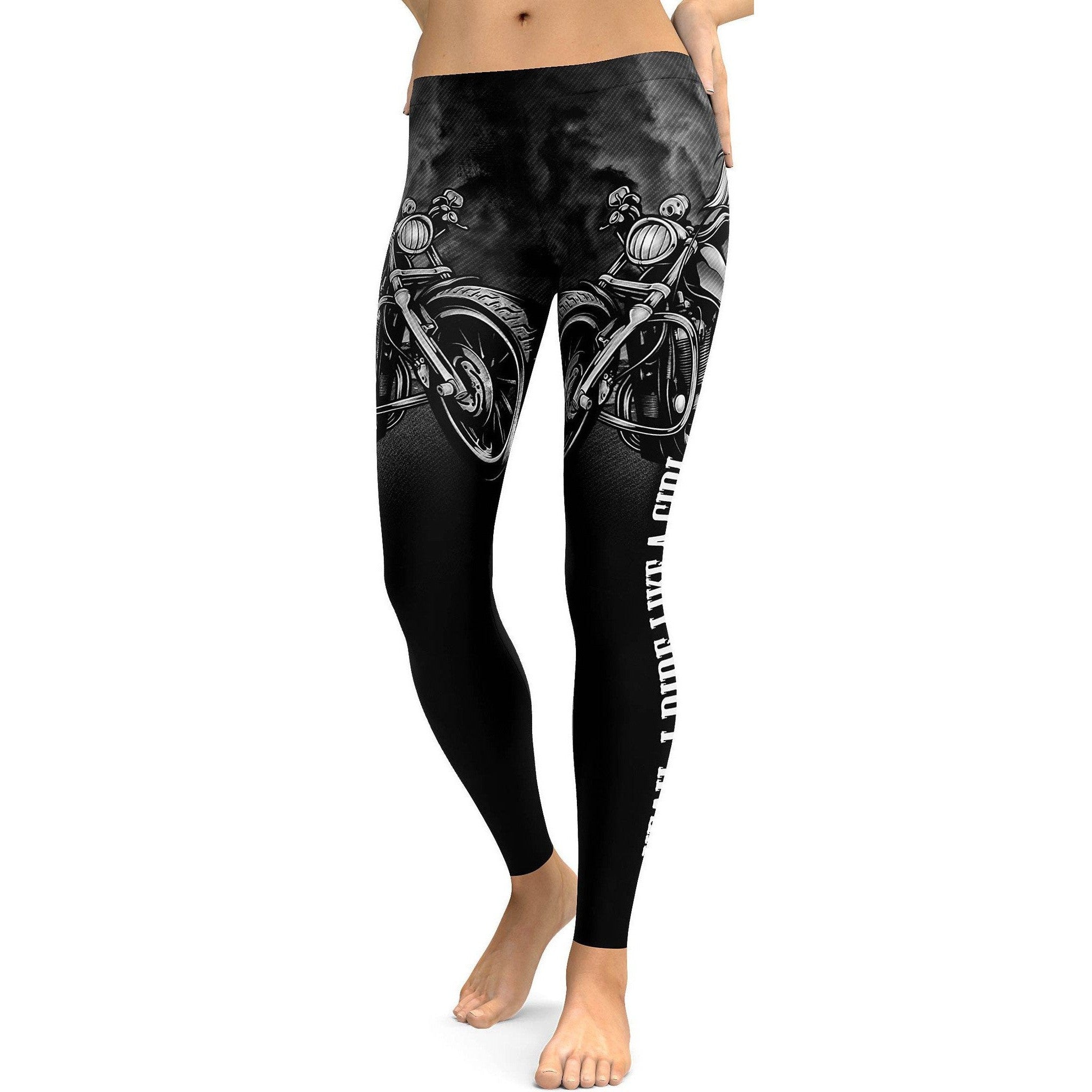 Yeah, I ride like a girl Leggings - GearBunch Leggings / Yoga Pants