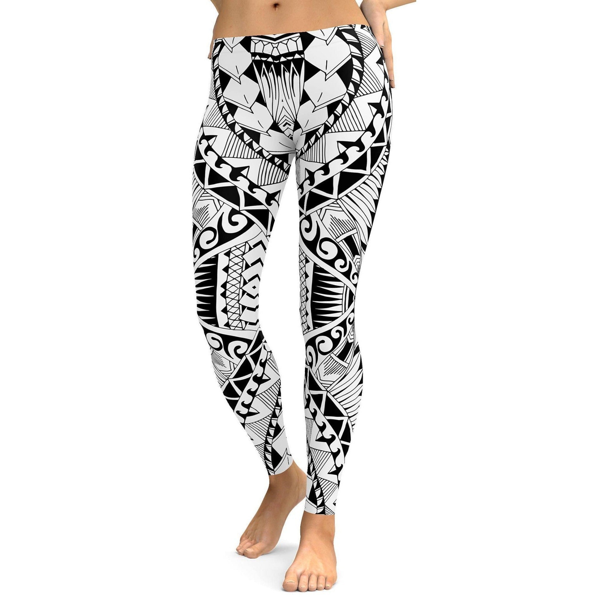 Maori Inspired Leggings - Gearbunch Leggings