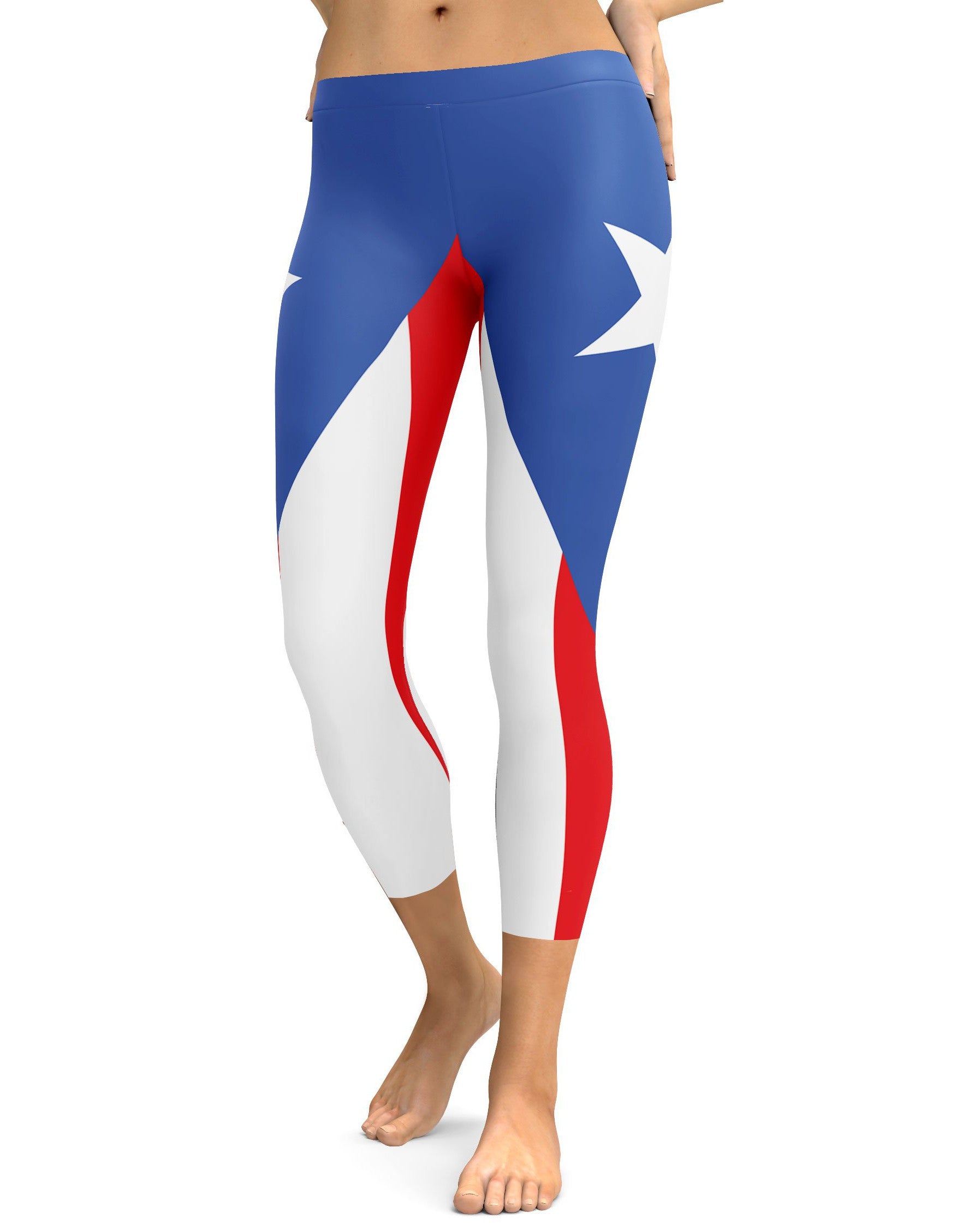 Puerto Rican Flag Capris