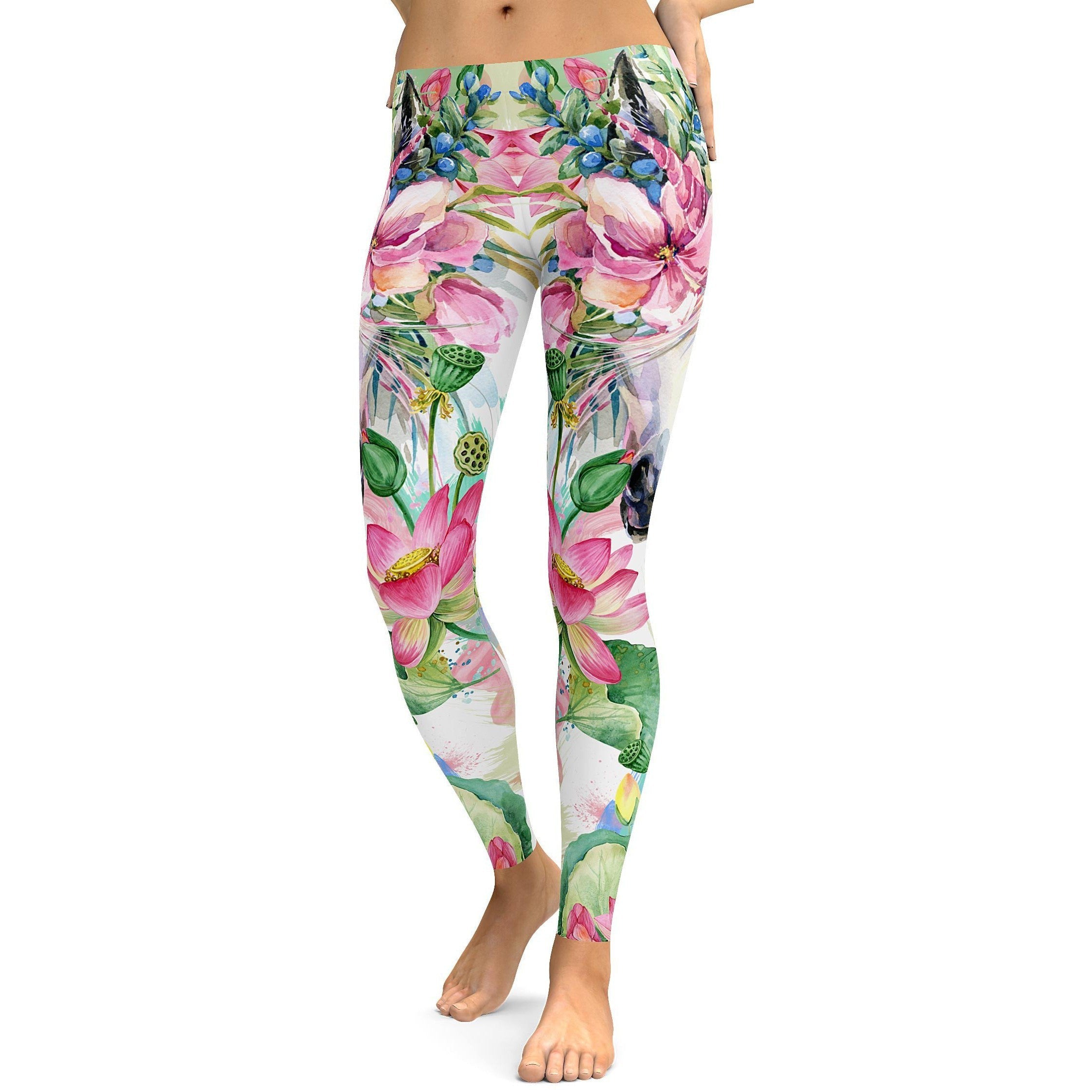 Colorful Horse Leggings - GearBunch Leggings / Yoga Pants